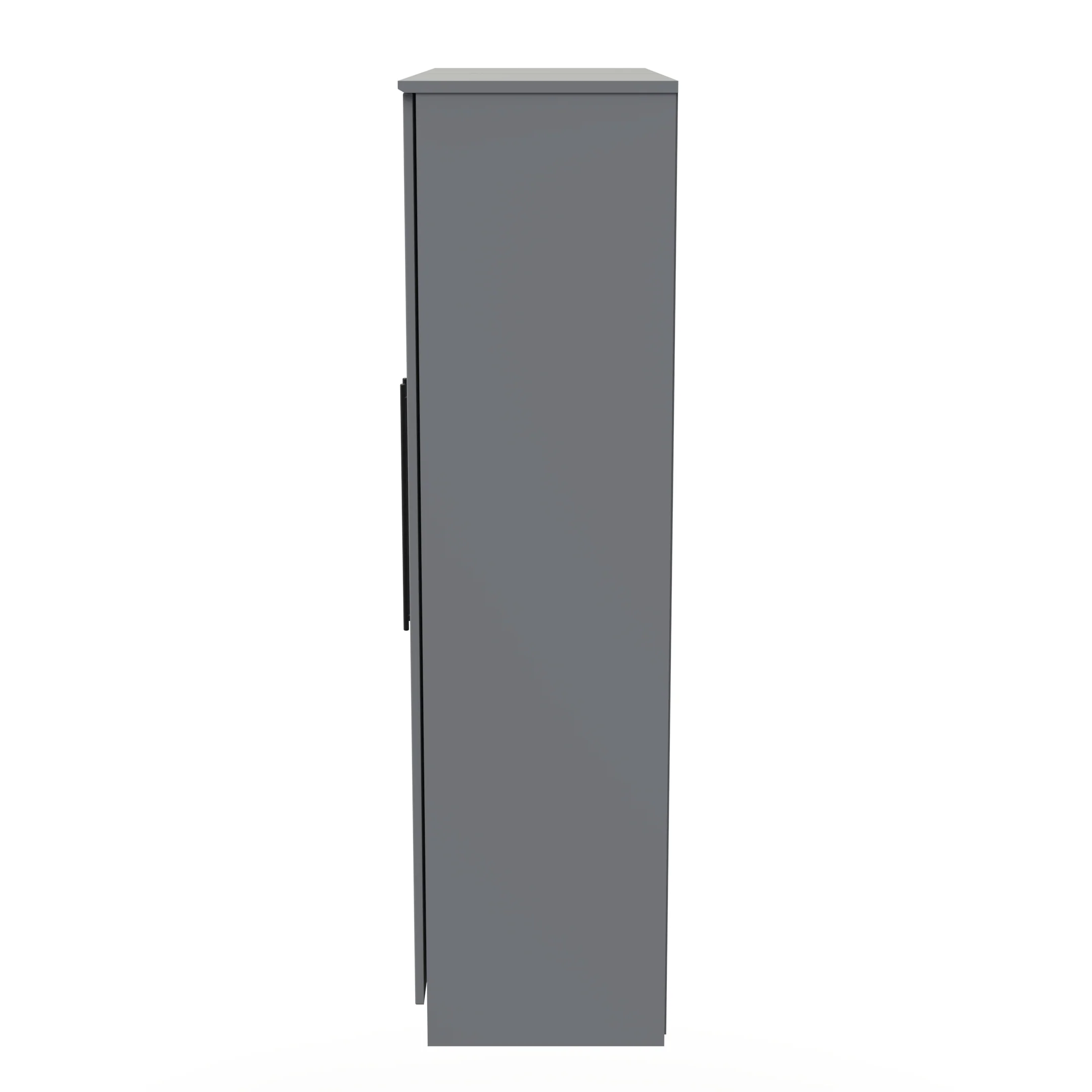 Harrow Ready Assembled Tall 4 Door 2 Centre Mirrors in Dusk Grey - Image 2