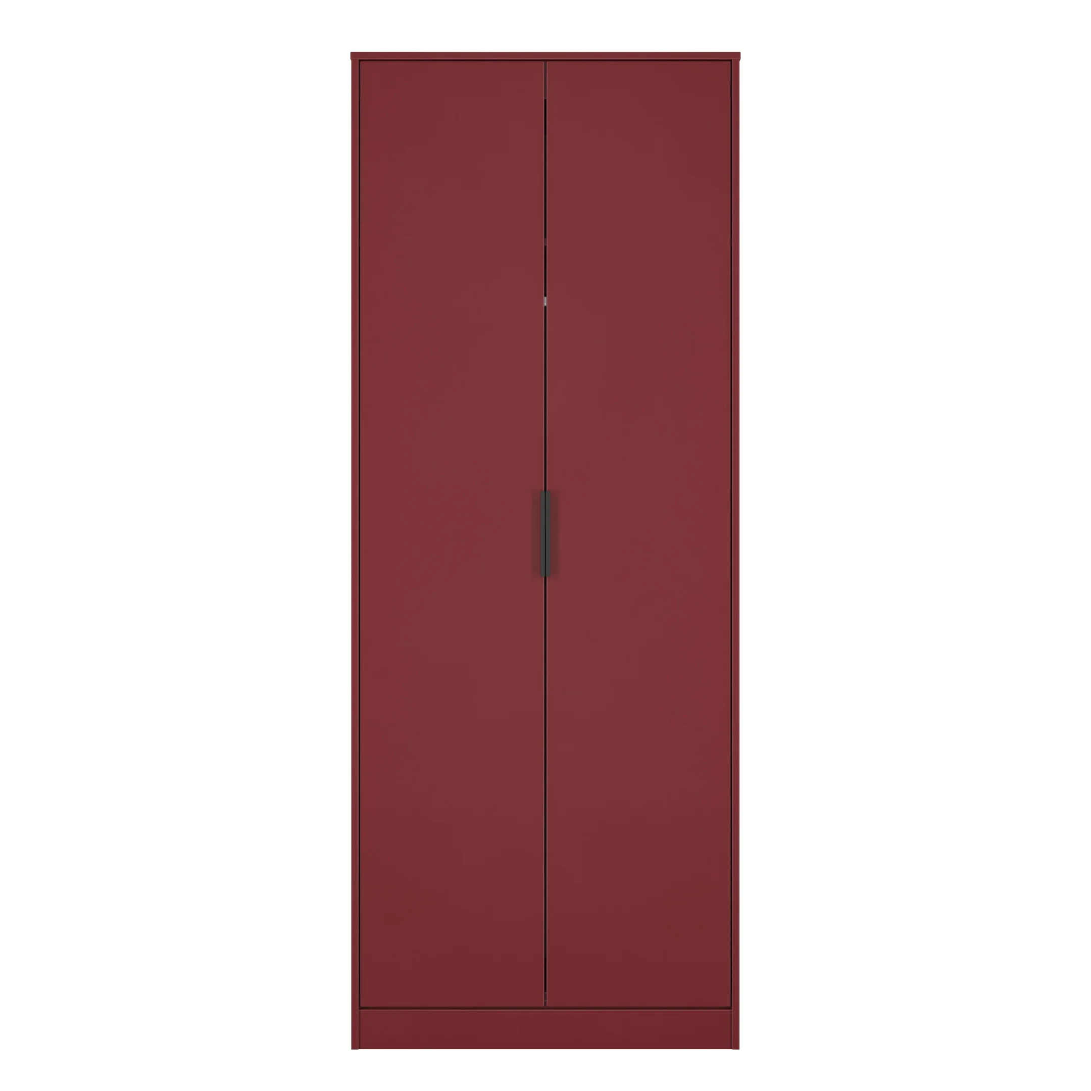 Havana Ready Assembled 2 Door Wardrobe in Red Matt - Image 2