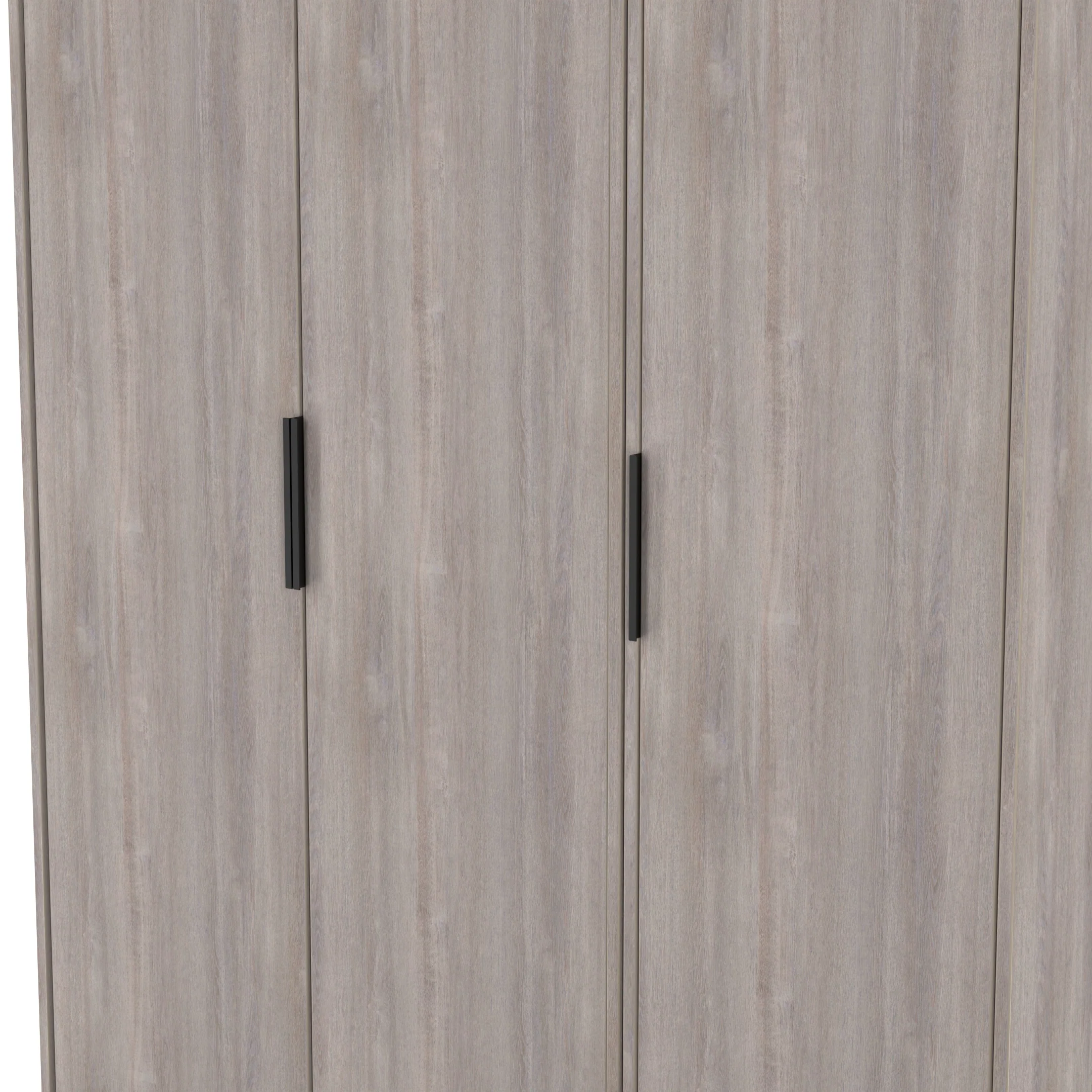 Havana Ready Assembled 3 Door Wardrobe in Grey Oak - Image 5