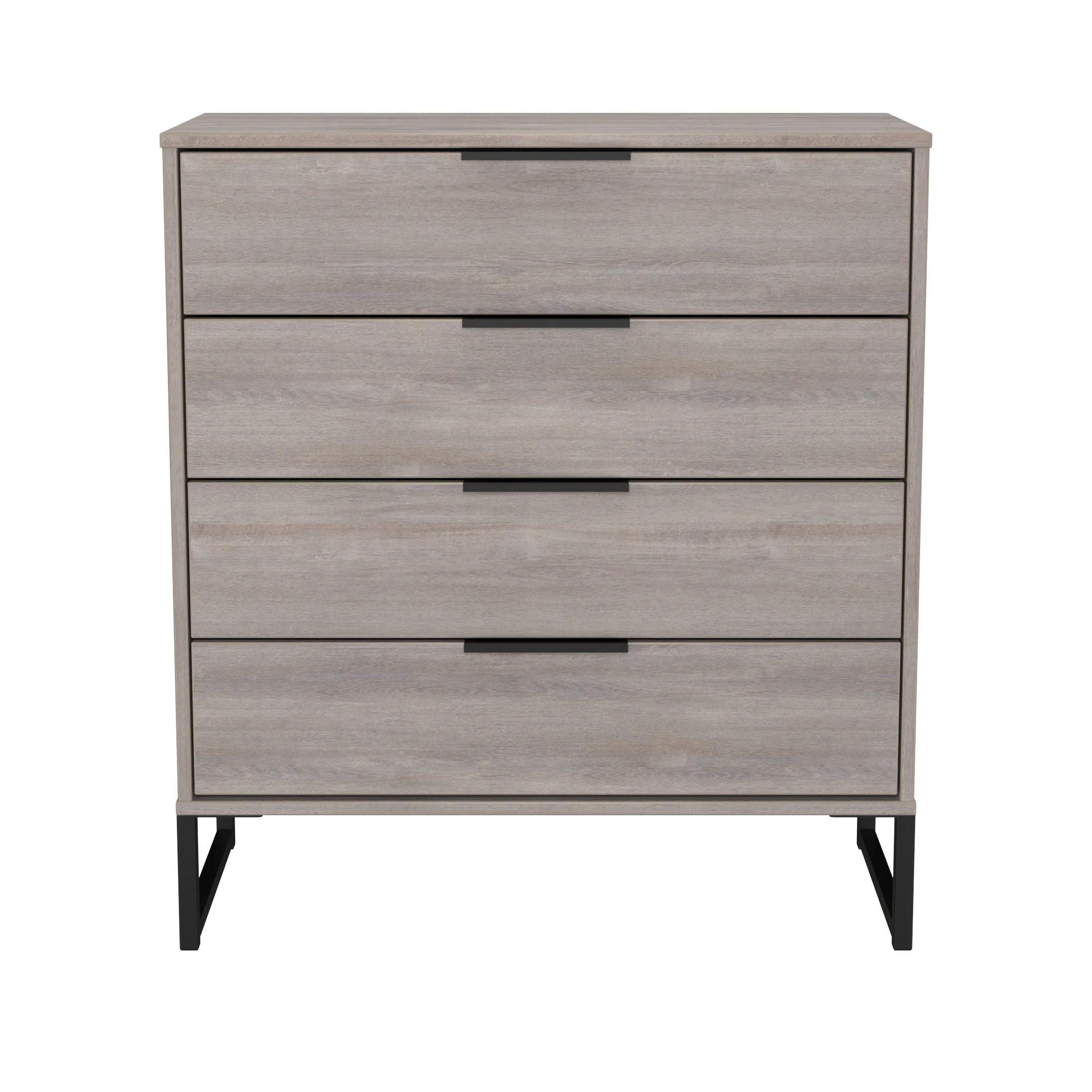 Havana Ready Assembled 4 Drawer Chest in Grey Oak - Image 2