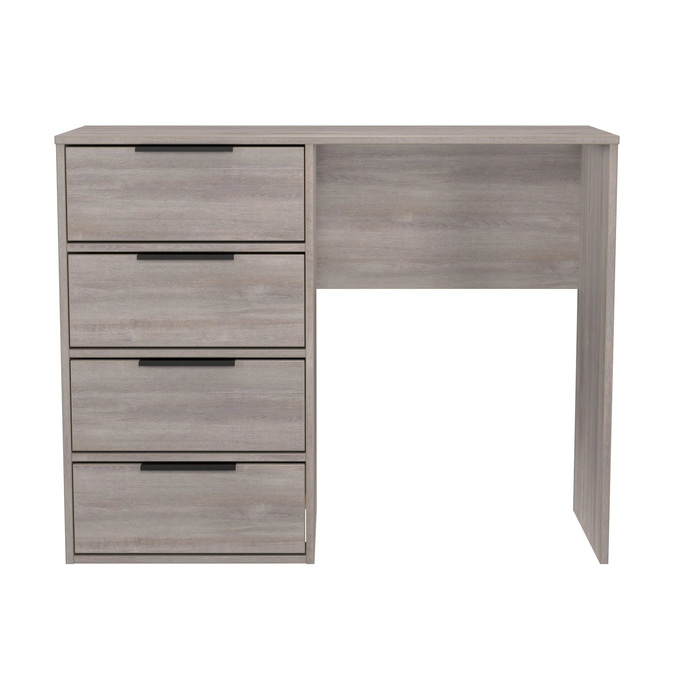 Havana Ready Assembled 4 Drawer Vanity in Grey Oak - Image 2