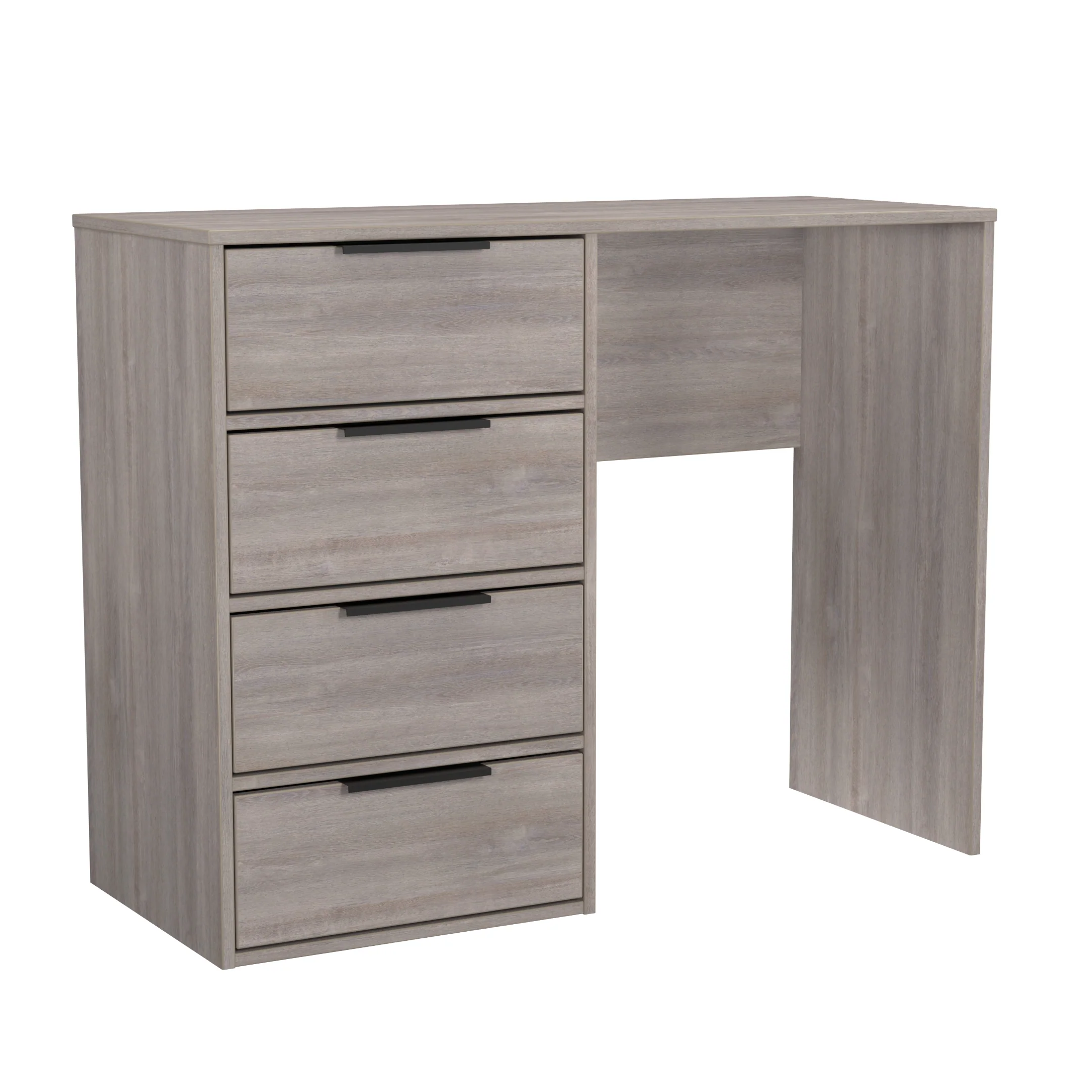 Havana Ready Assembled 4 Drawer Vanity in Grey Oak - Image 7