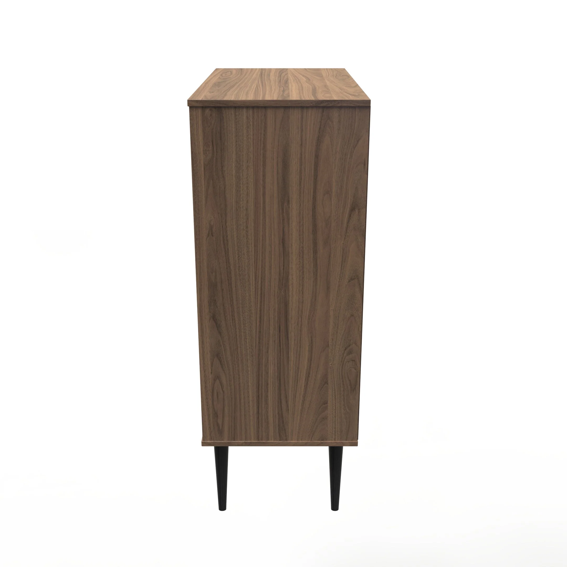 Helsinki Ready Assembled 5 Drawer Chest in Carini Walnut - Image 2