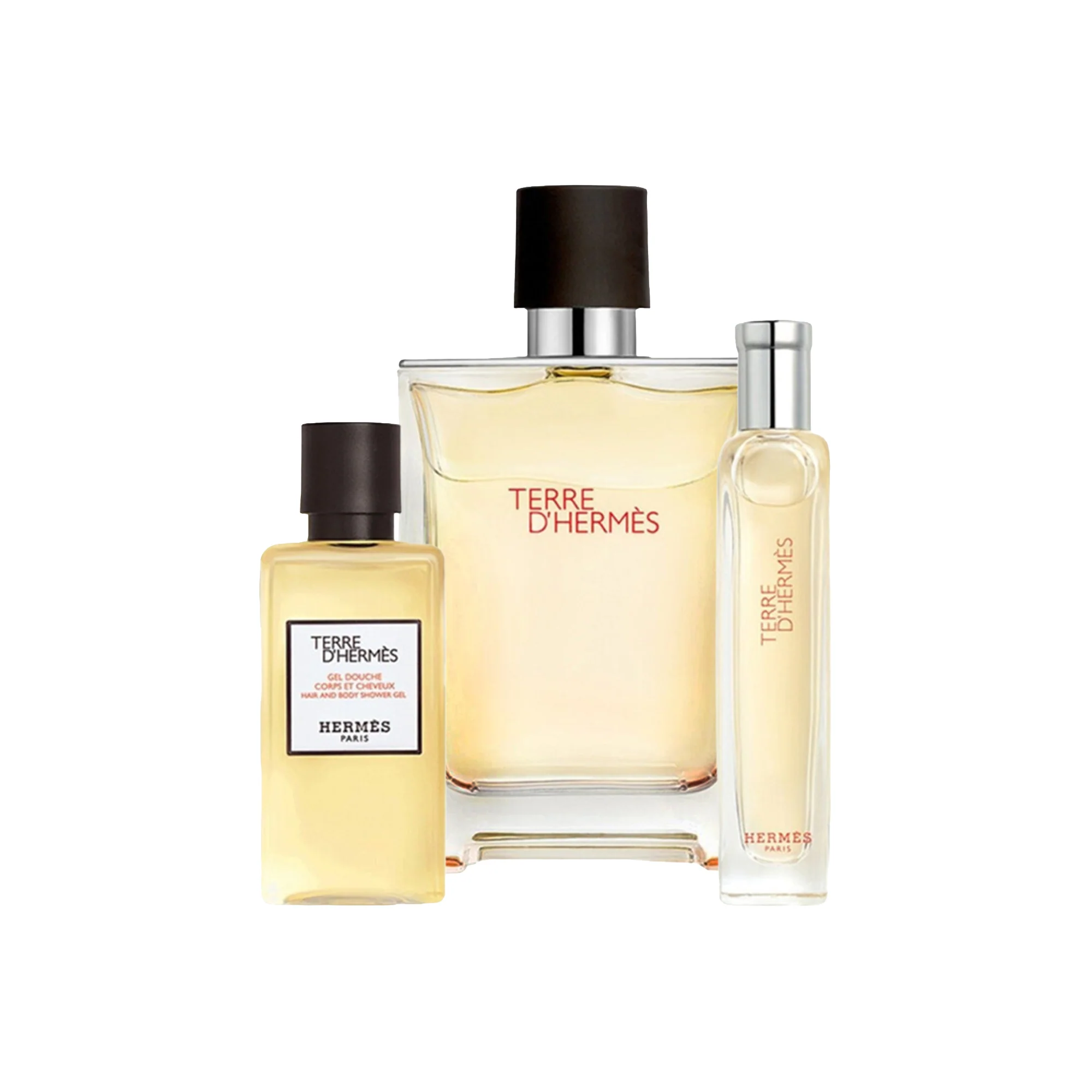 Hermès Terre D'hermès Eau De Toilette 100ml 3 Piece Gift Set: 15ml- Eau De Toilette, Hair And Body Shower Gel 40ml . - Image 4