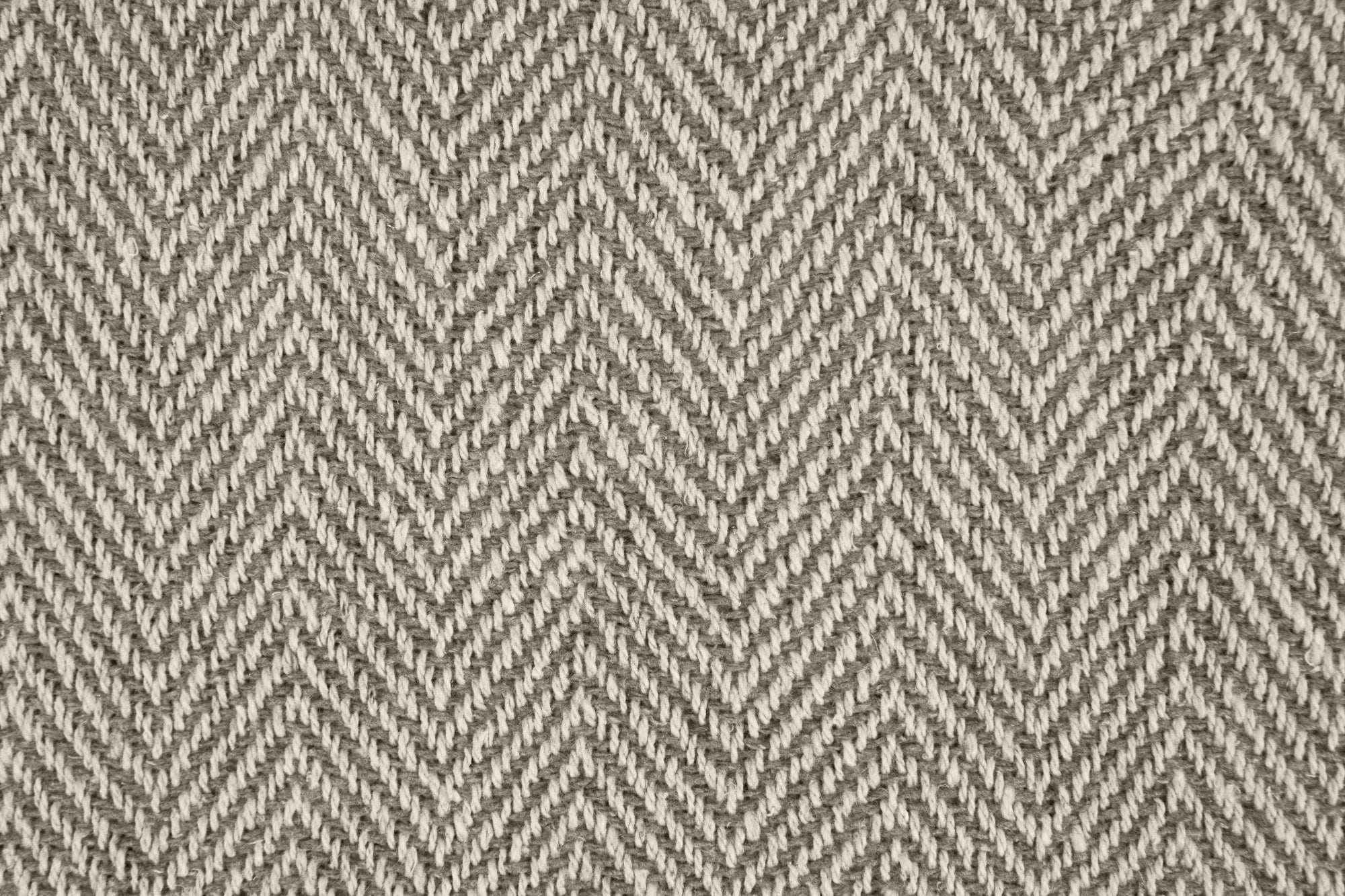 Herringbone - Recycled Cotton Throw In Natural (70x100") - Image 5
