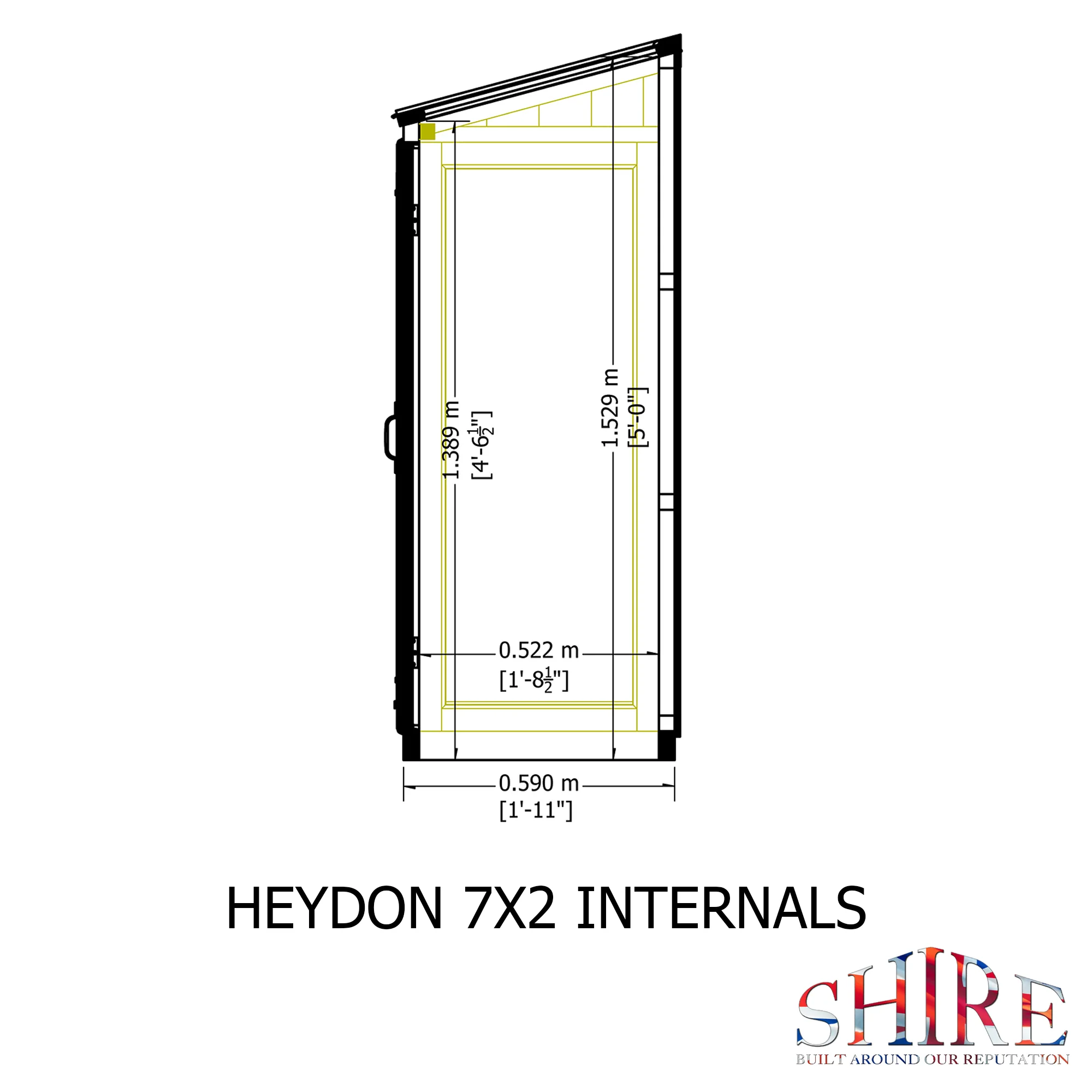 Heydon Lean To Greenhouse - Image 10