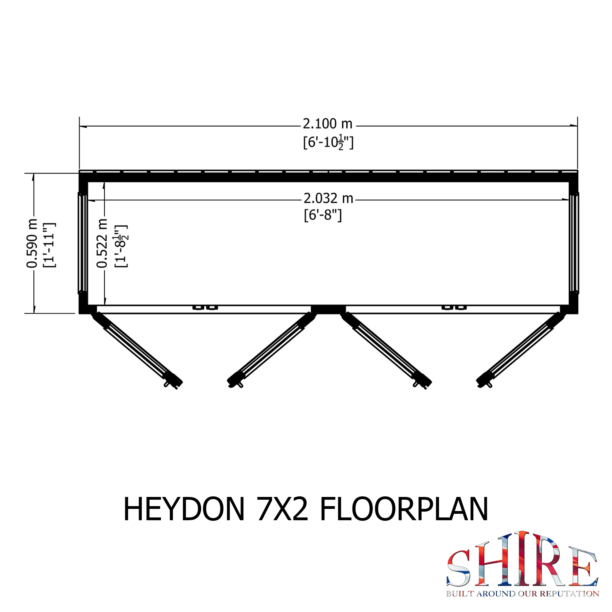 Heydon Lean To Greenhouse - Image 9