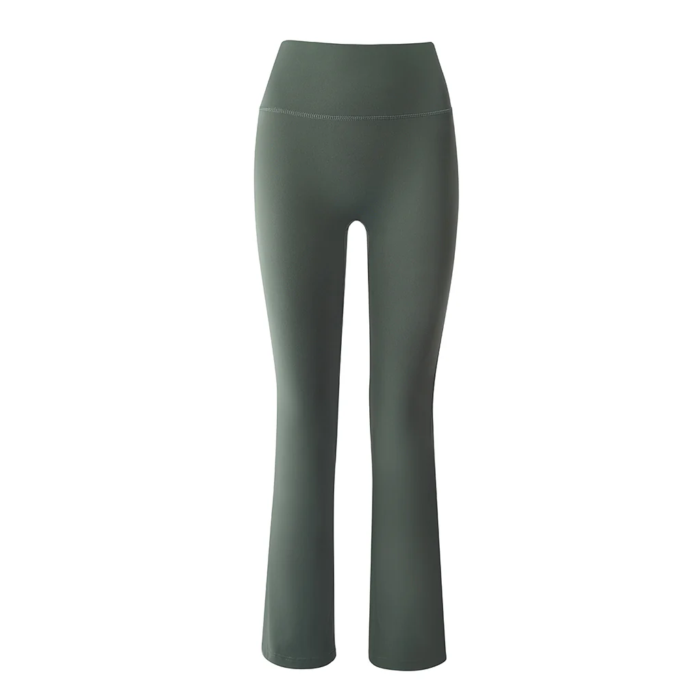 High Waist Yoga Pants Flared Leggings - Image 3