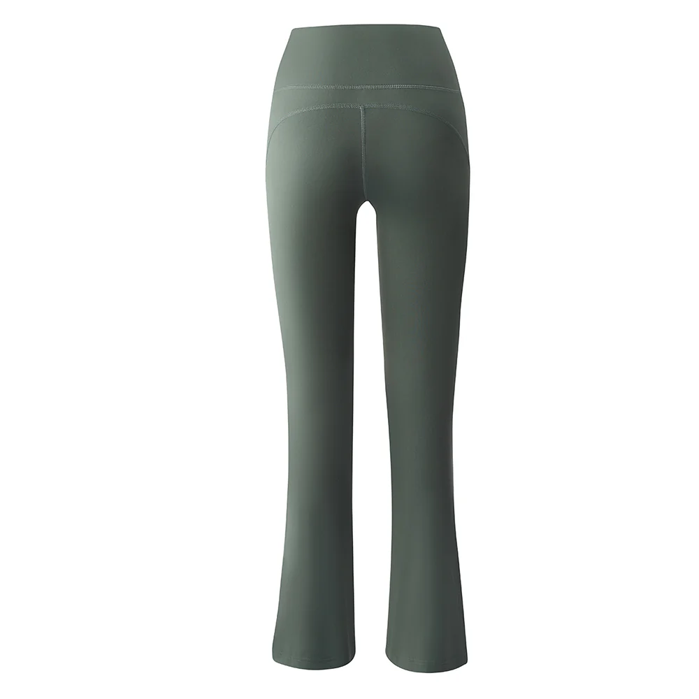High Waist Yoga Pants Flared Leggings - Image 4