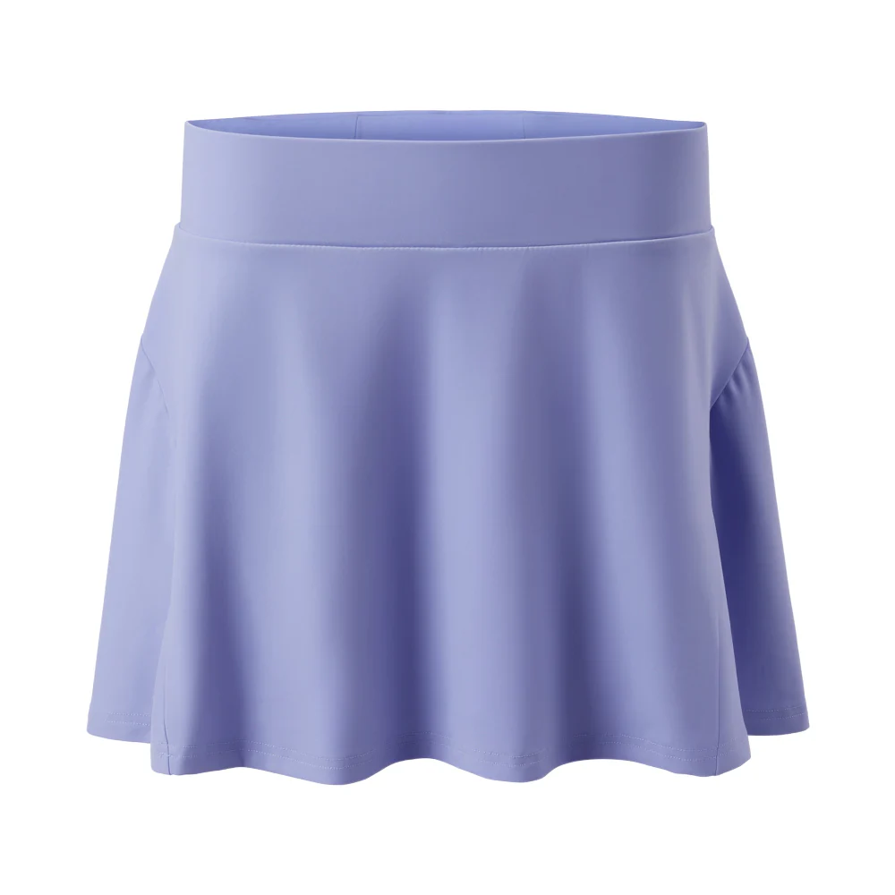 High Waisted Pleated Tennis Skirt With Pockets - Blue - Image 4