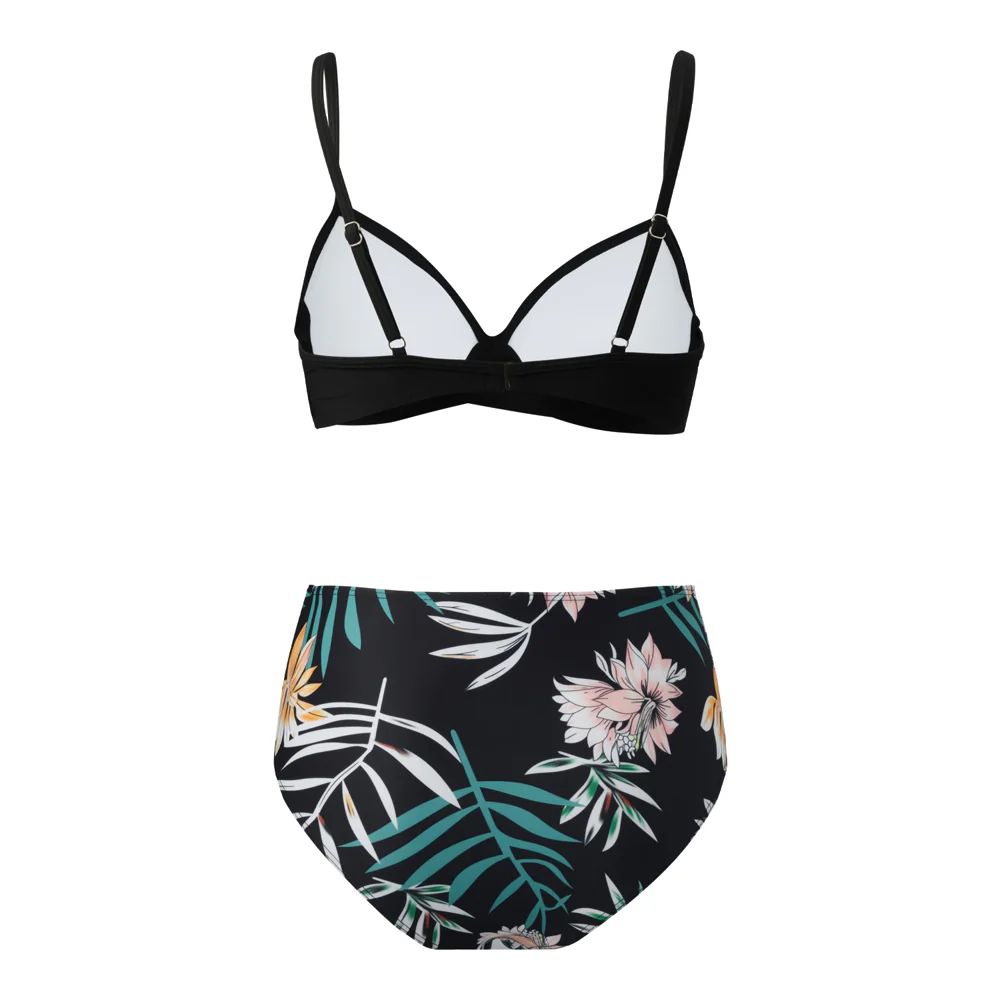 High-waisted Two-Piece Swimsuit Set - Image 4