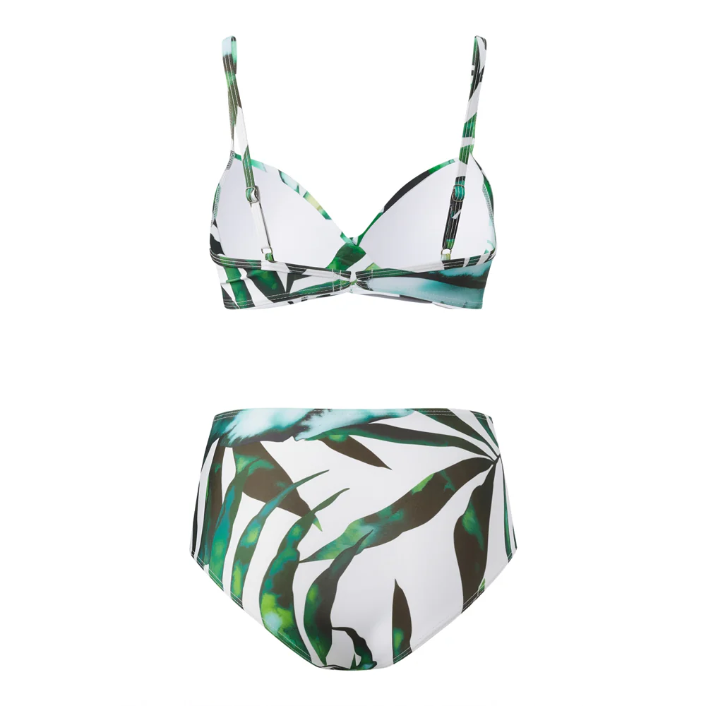 High-waisted Two-Piece Swimsuit Set - Image 4