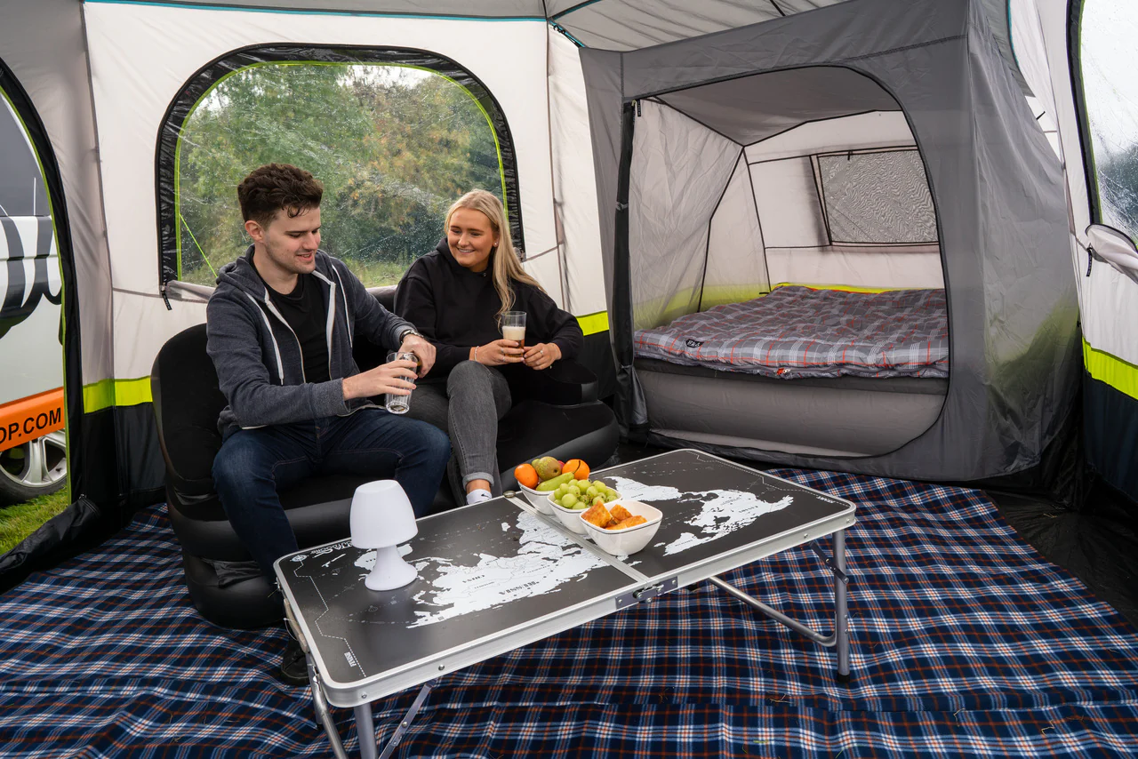 Hive Campervan Awning (Fibreglass Poles) - With Sleeping Pod - Image 2