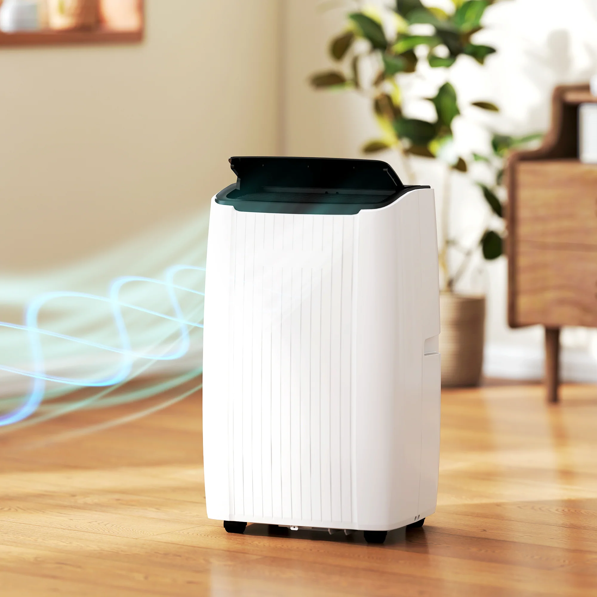 HOMCOM 12000 BTU AC Unit, Portable Air Conditioner With WiFi Control, White - Image 2