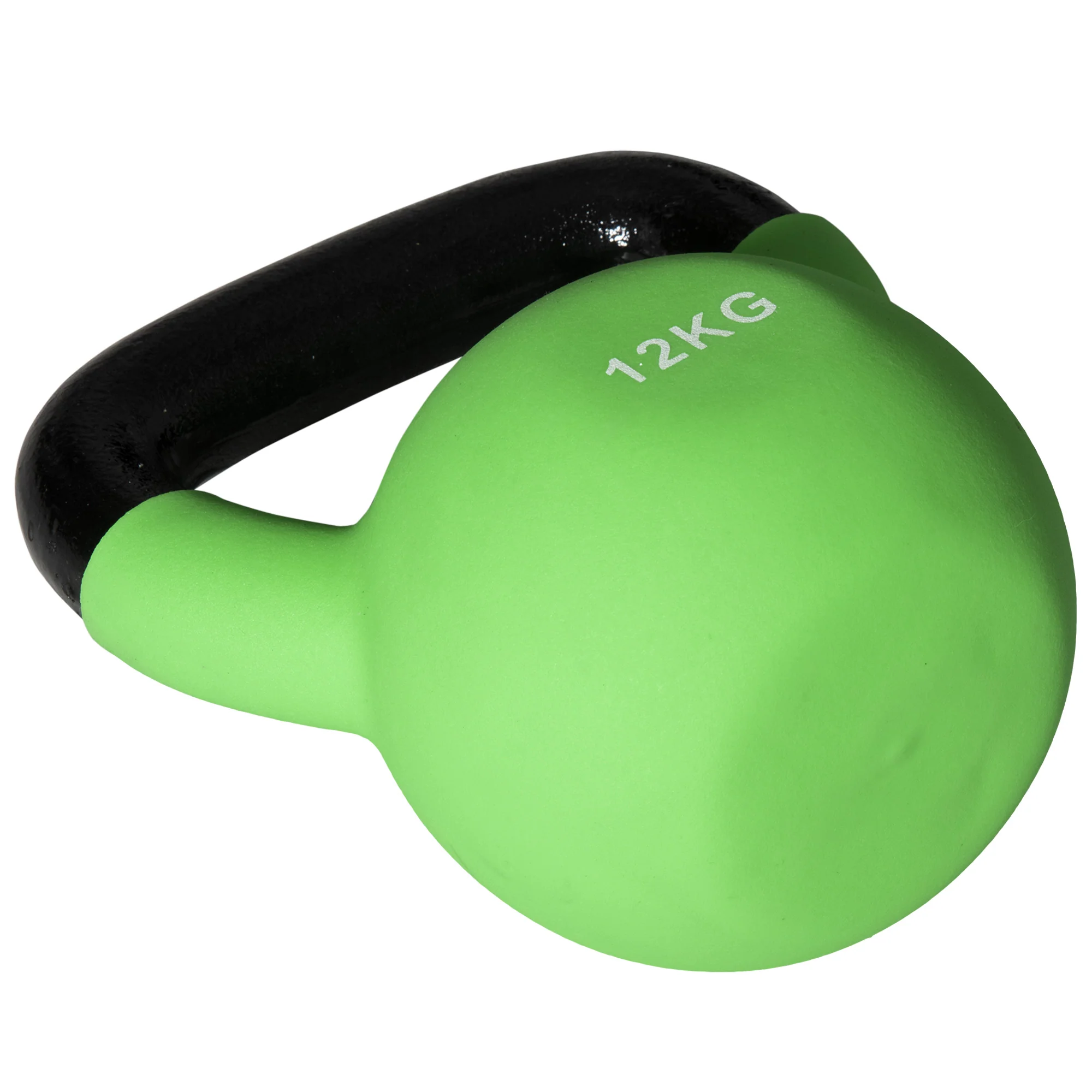 HOMCOM 12KG Kettlebell with Soft Body and Non-Slip Handle, Green - Image 9