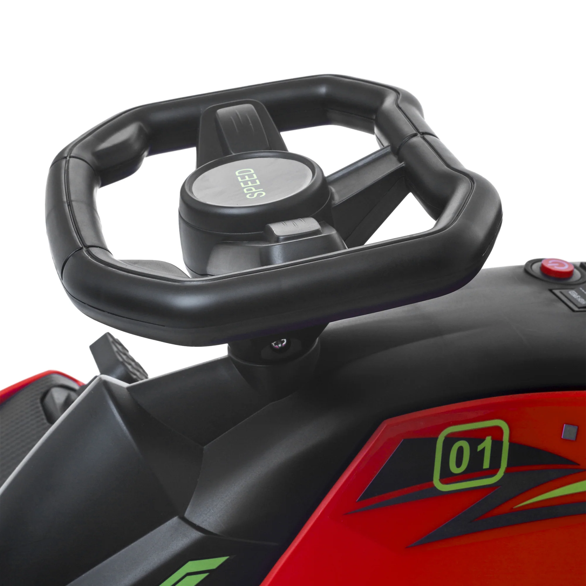 HOMCOM 12V Electric Go Kart for Kids with Music, LED Lights - Image 18