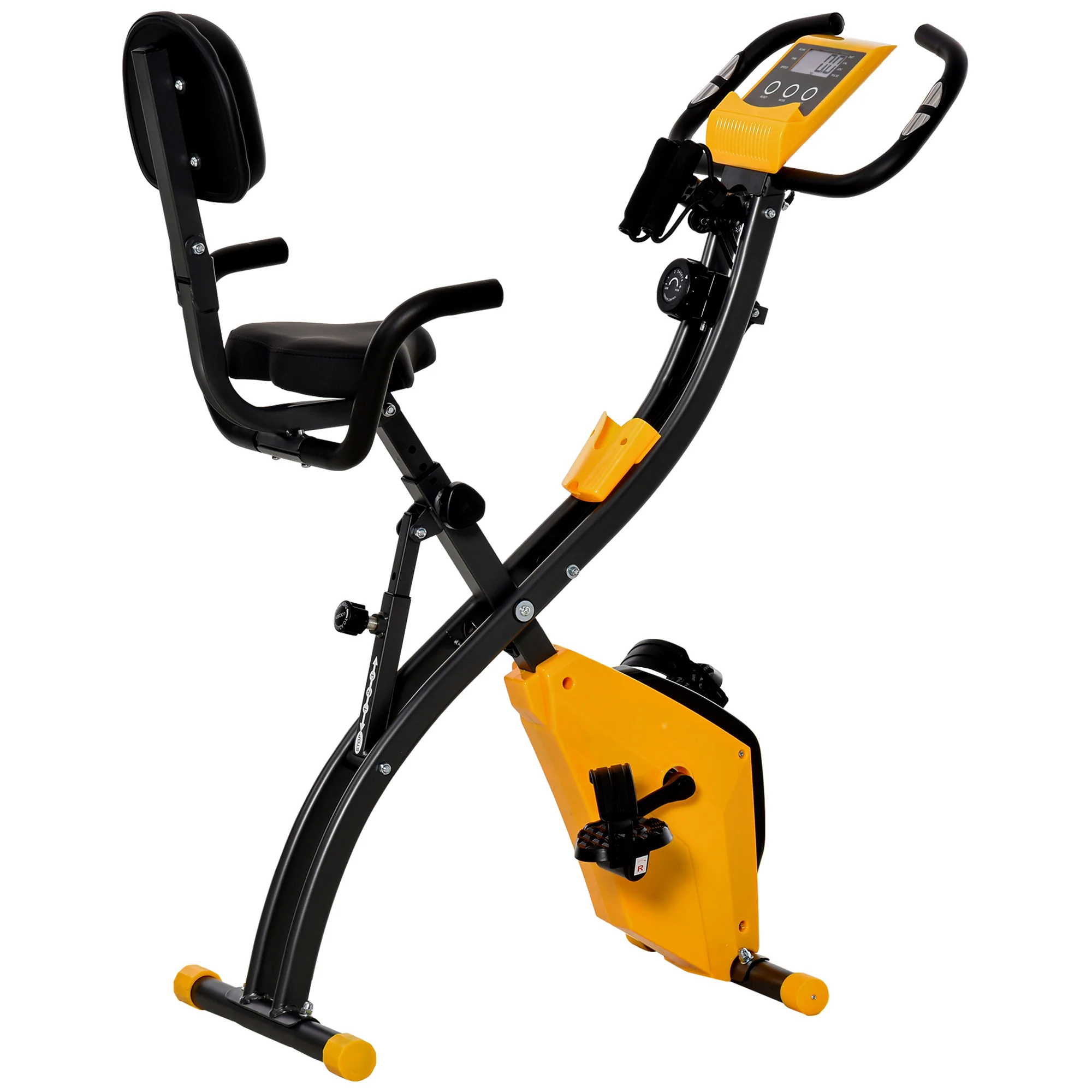 HOMCOM 2-In-1 Folding Exercise Bike With 8-Level Magnetic Resistance - Image 10