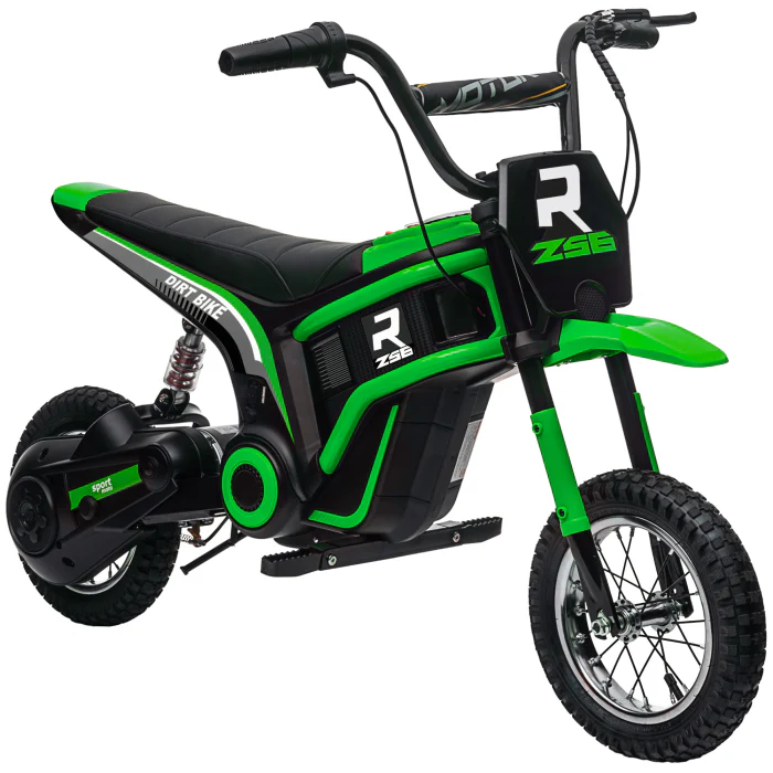 HOMCOM 24V Kids Red Electric Motorbike With Twist Grip Throttle, Music, Horn - Image 10