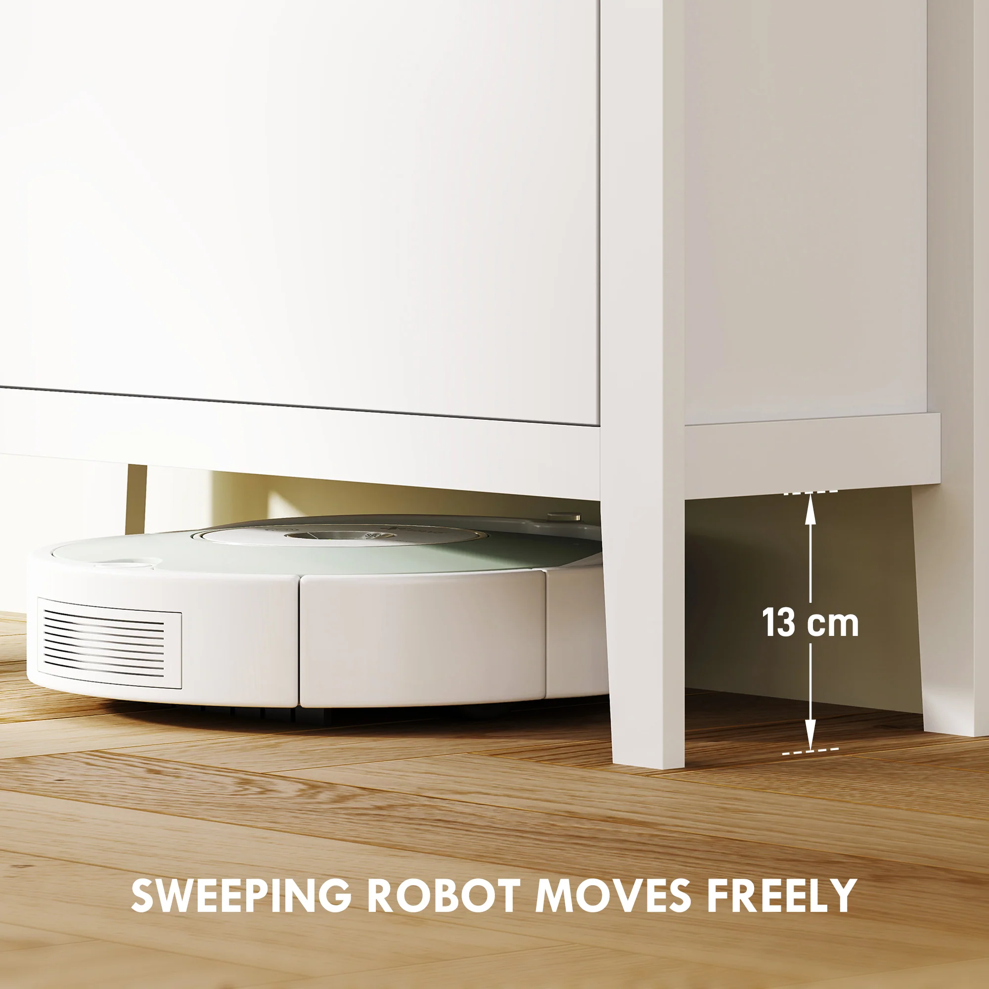 HOMCOM 3 Drawer Shoe Cabinet with Flip Doors for Hallway, Entryway, White - Image 6