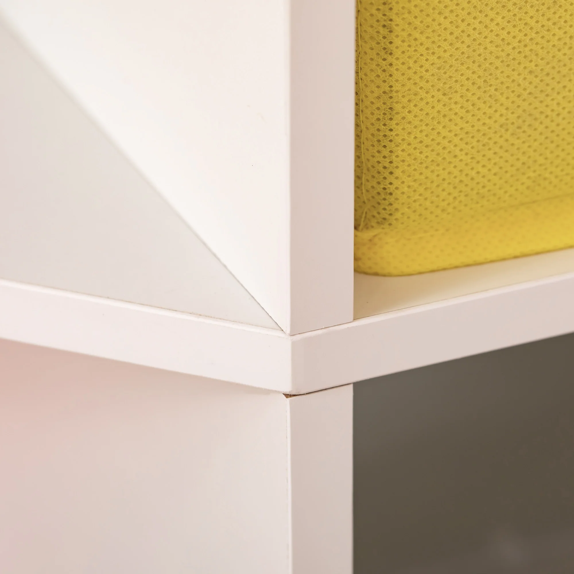 HOMCOM 3 Tier Kids Bookcase Toy Organiser Storage w/ 3 Fabric Drawers, White - Image 8