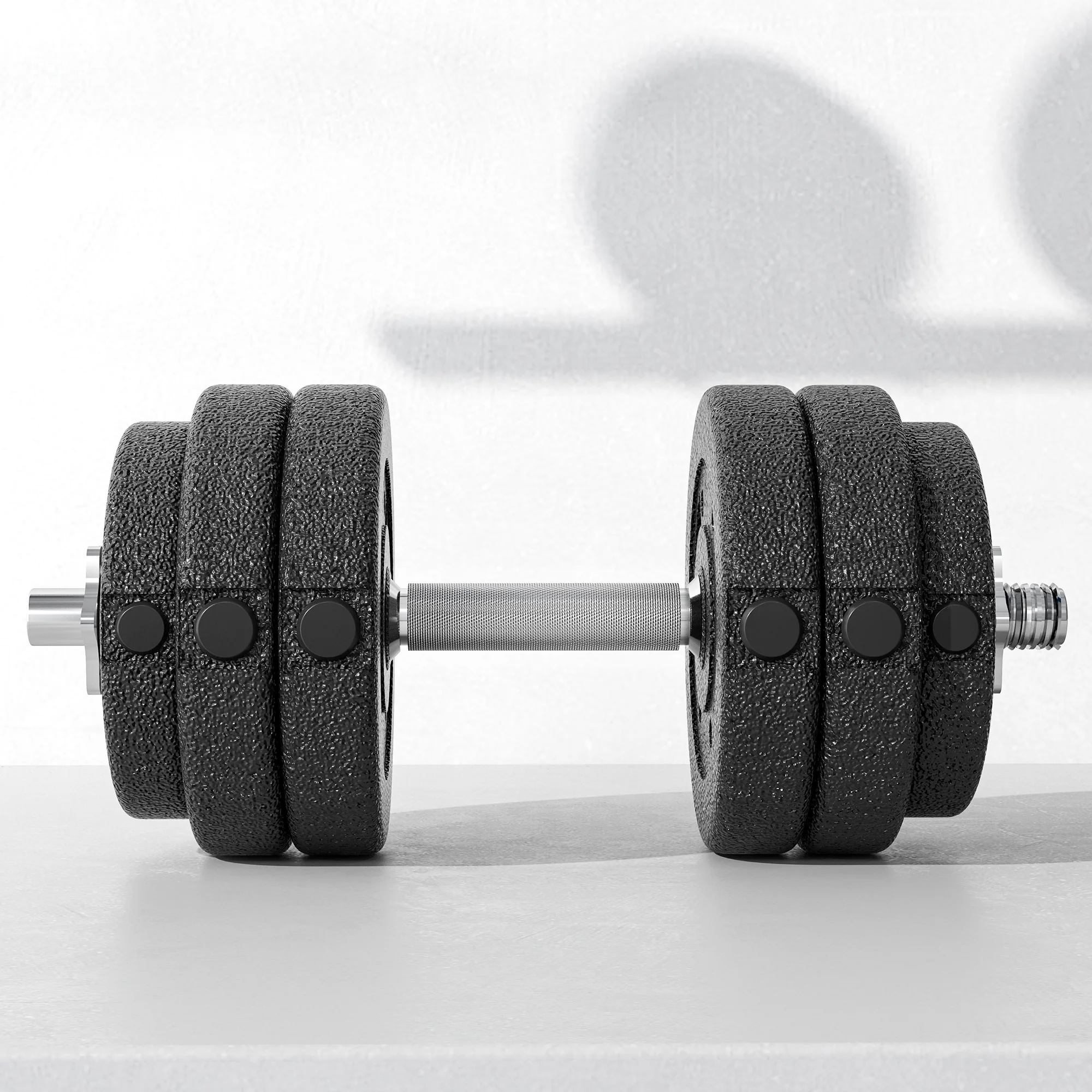 HOMCOM 30KG Adjustable Dumbbells Weight Set Hand Weight For Body Fitness - Image 9