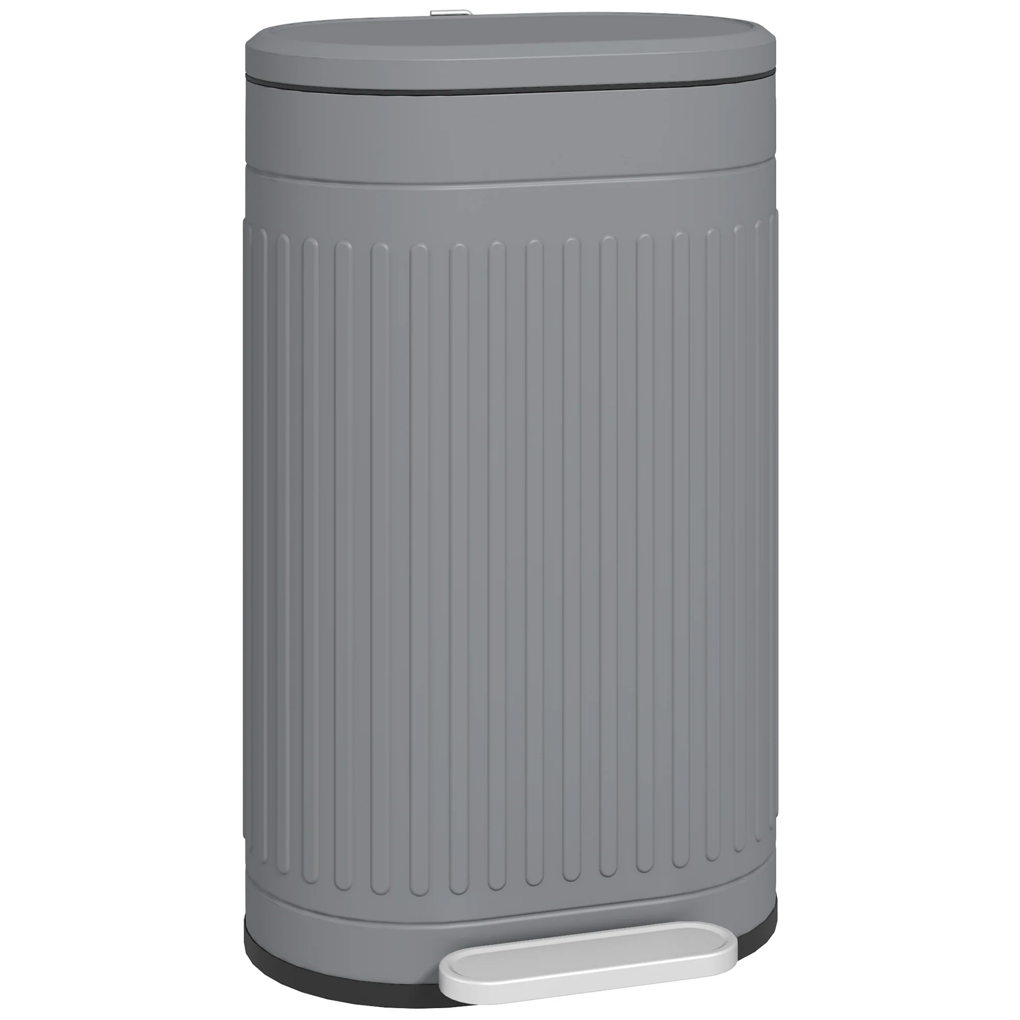 HOMCOM 30L Pedal Bin, Metal Kitchen Bin with Soft-close Lid - Image 10