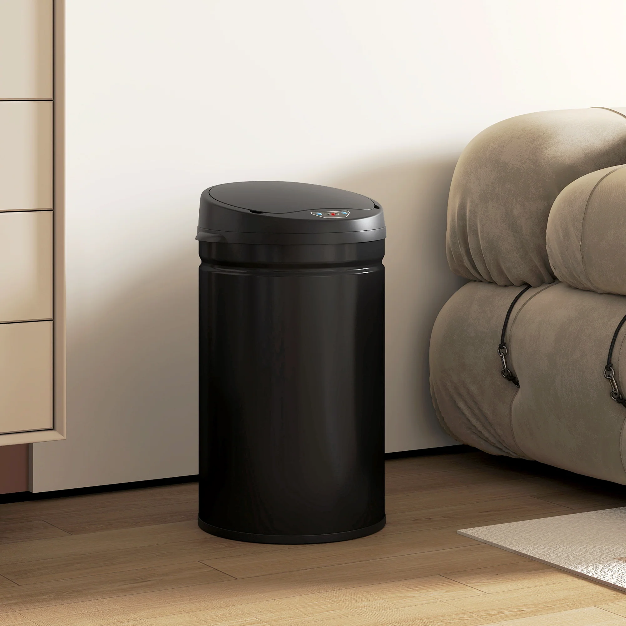 HOMCOM 30L Sensor Bin With Soft-Close Lid, Automatic Touchless Kitchen Bin - Image 2