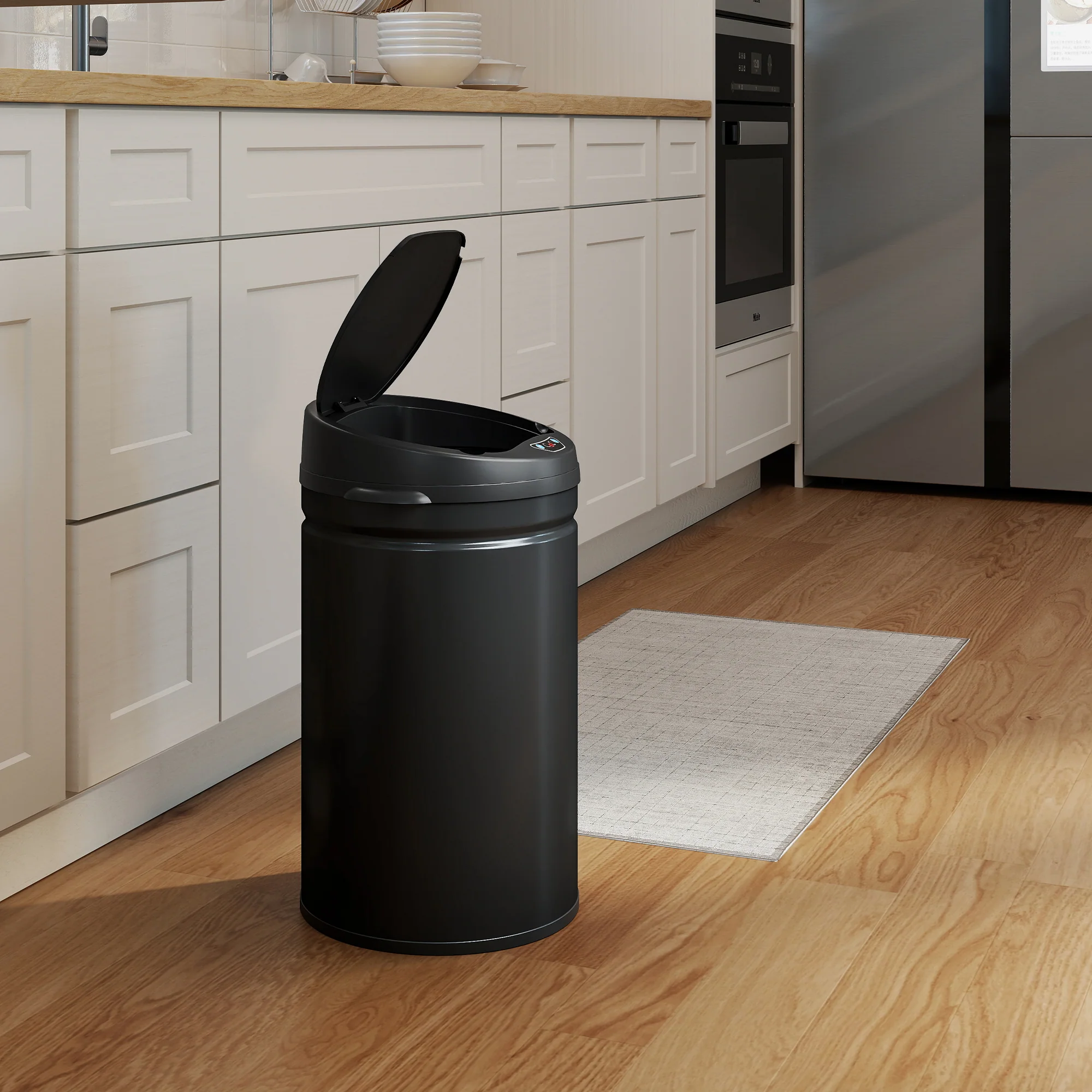 HOMCOM 30L Sensor Bin With Soft-Close Lid, Automatic Touchless Kitchen Bin - Image 8