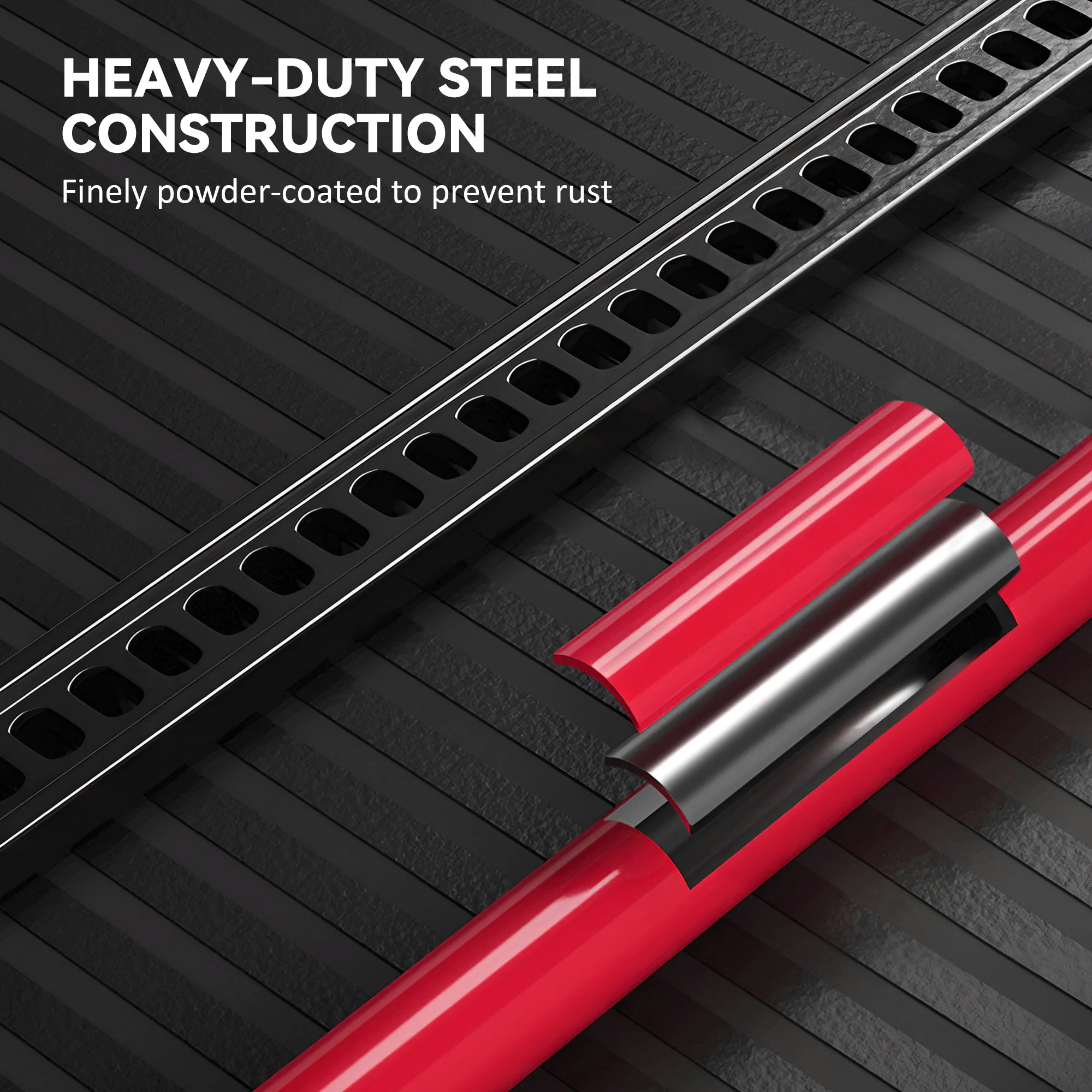 HOMCOM 33\" 3 Tonne High Lift Farm Jack for 4x4 Tractors Trucks, Red - Image 7