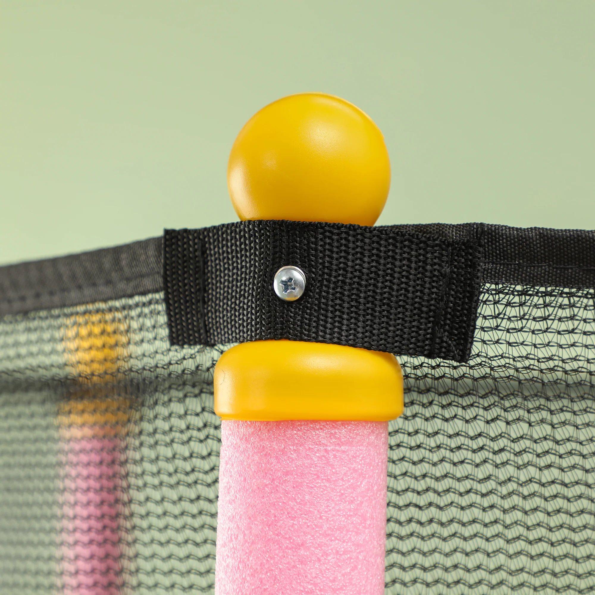 HOMCOM 4.6FT/75 Inch Kids Trampoline With Safety Enclosure, Indoor Outdoor - Image 8