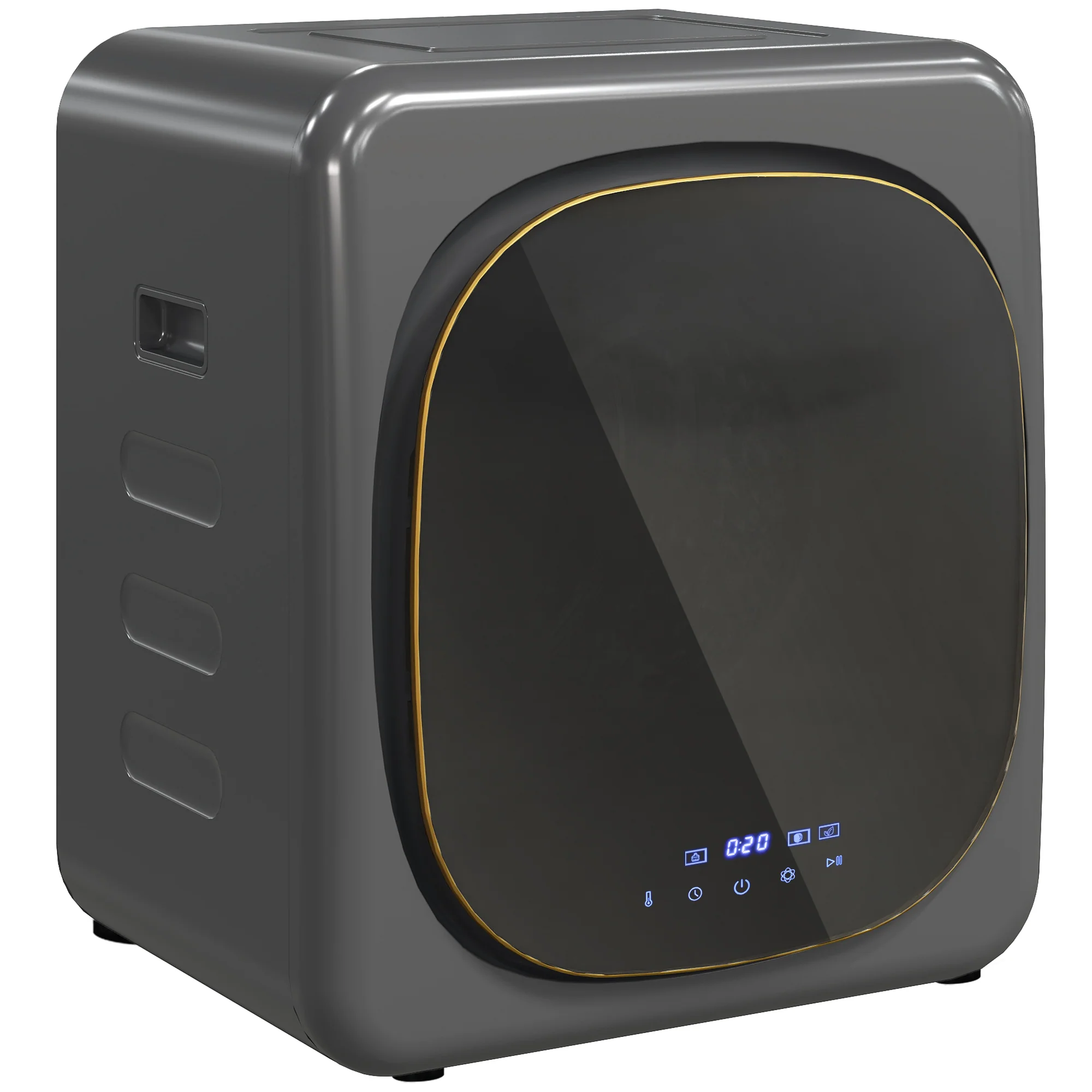 HOMCOM 4kg 800W Vented Tumble Dryer With Deodorize, Smart Mode - Image 10