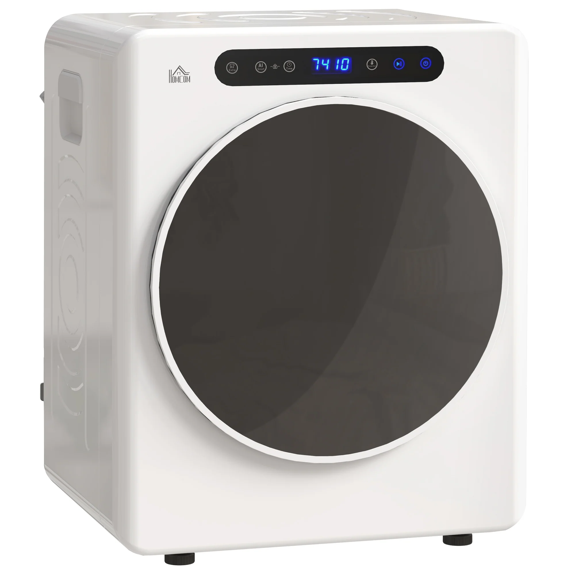 HOMCOM 4kg Portable Vented Tumble Dryer Machine With Timer, 6 Heat Settings