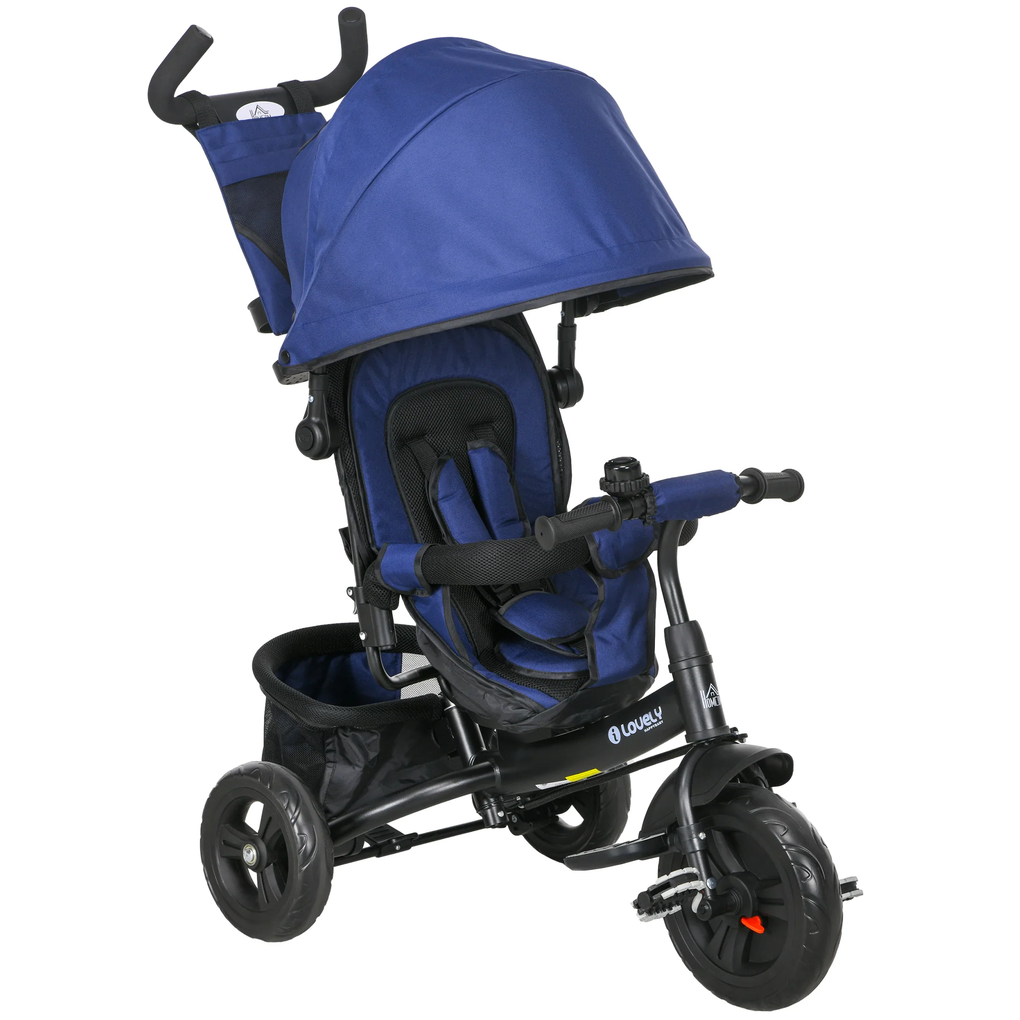 HOMCOM 6 In 1 Kids Trike, Stroller With Parent Handle - Image 19