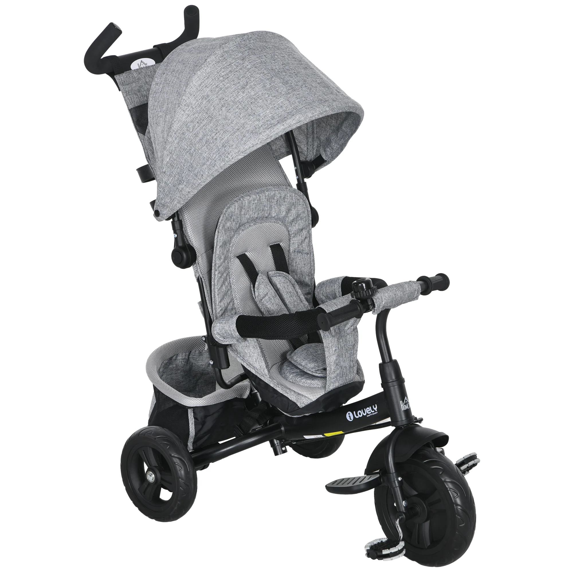 HOMCOM 6 In 1 Kids Trike, Stroller With Parent Handle - Image 24