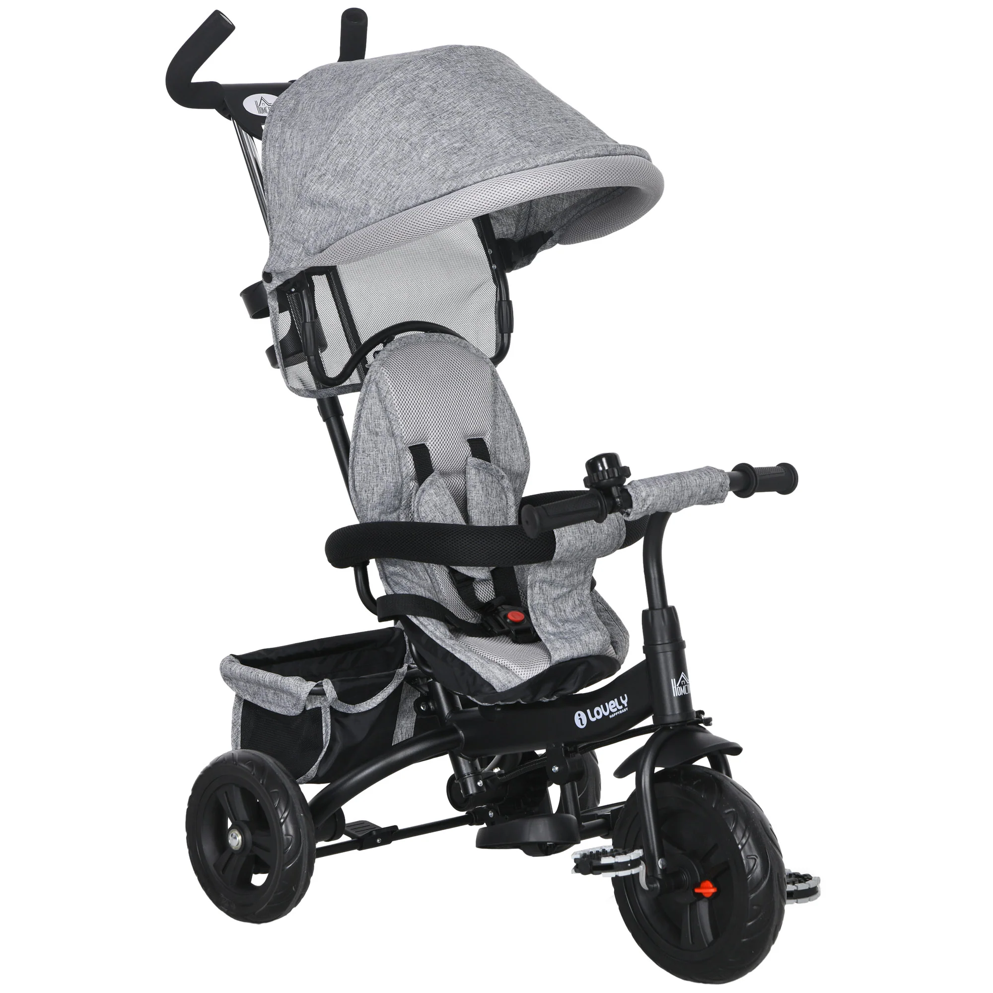 HOMCOM 6 In 1 Kids Trike, Stroller With Parent Handle - Image 28