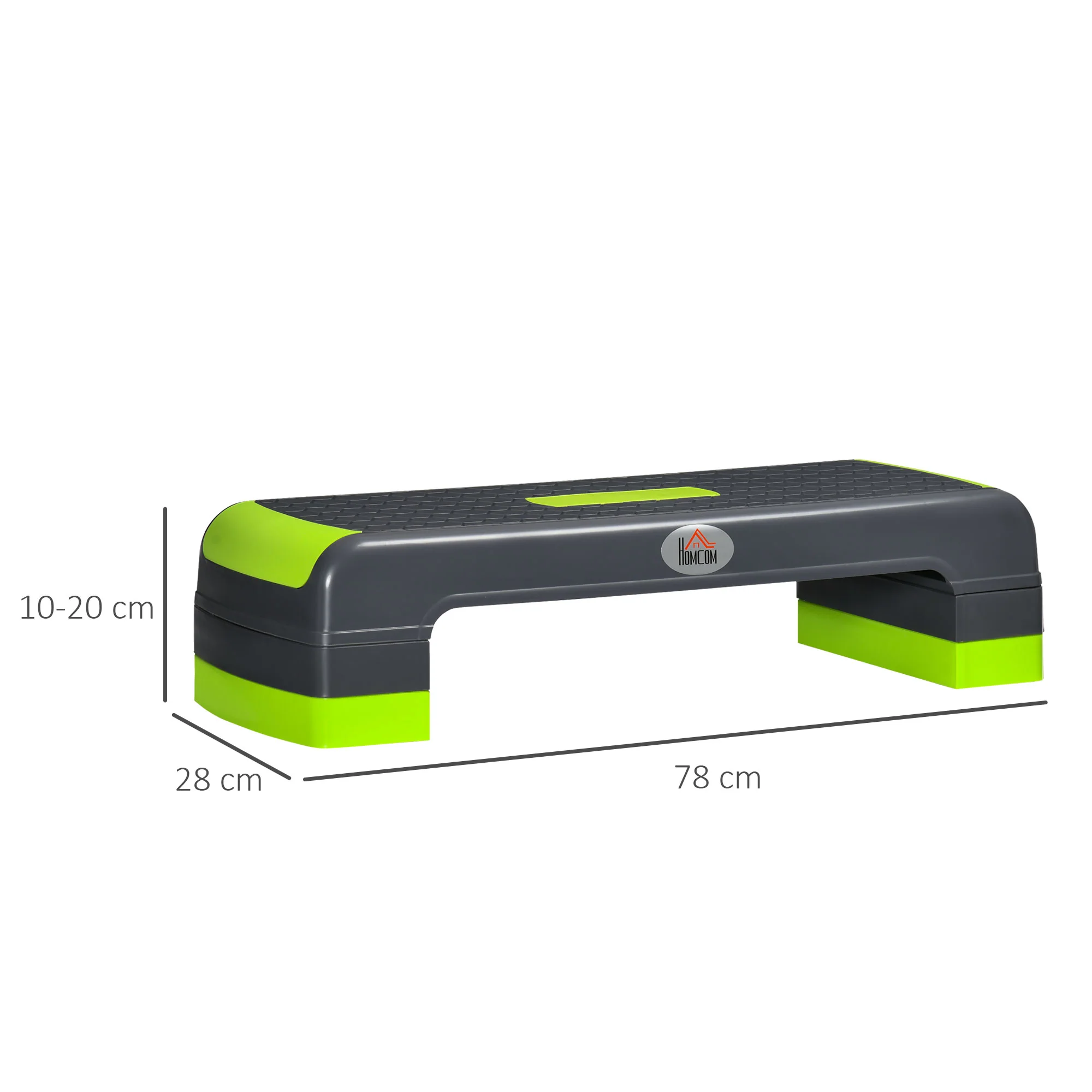 HOMCOM Aerobic Step Three-Level Adjustable Exercise Stepper For Home, Office - Image 5