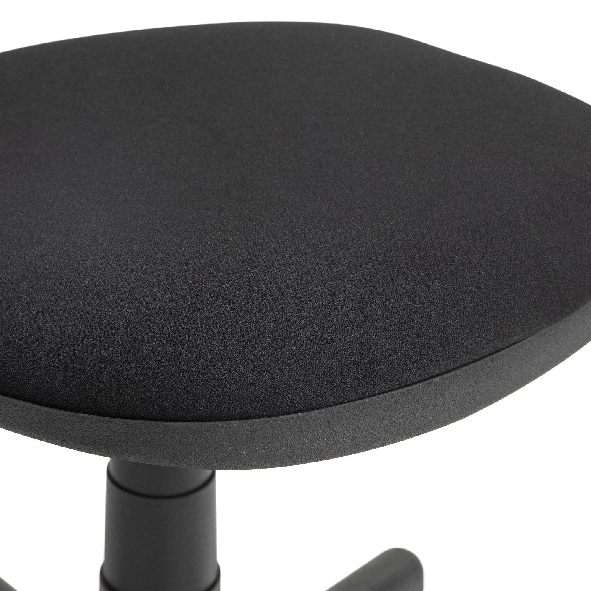 HOMCOM Armless Office Chair With Adjustable Height 360° Swivel Wheels Black - Image 9