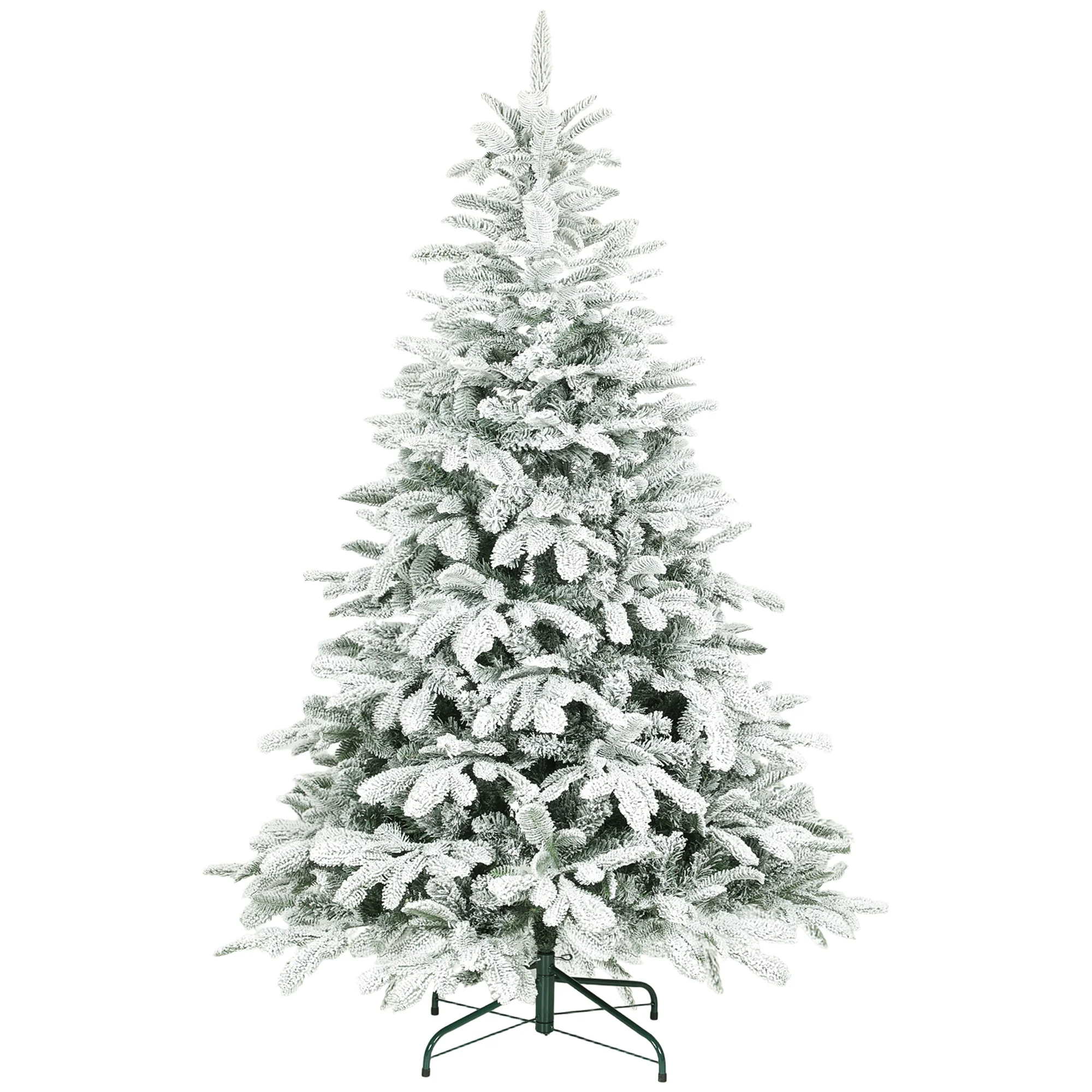 HOMCOM Artificial Christmas Tree Hinged Xmas Tree - Image 10