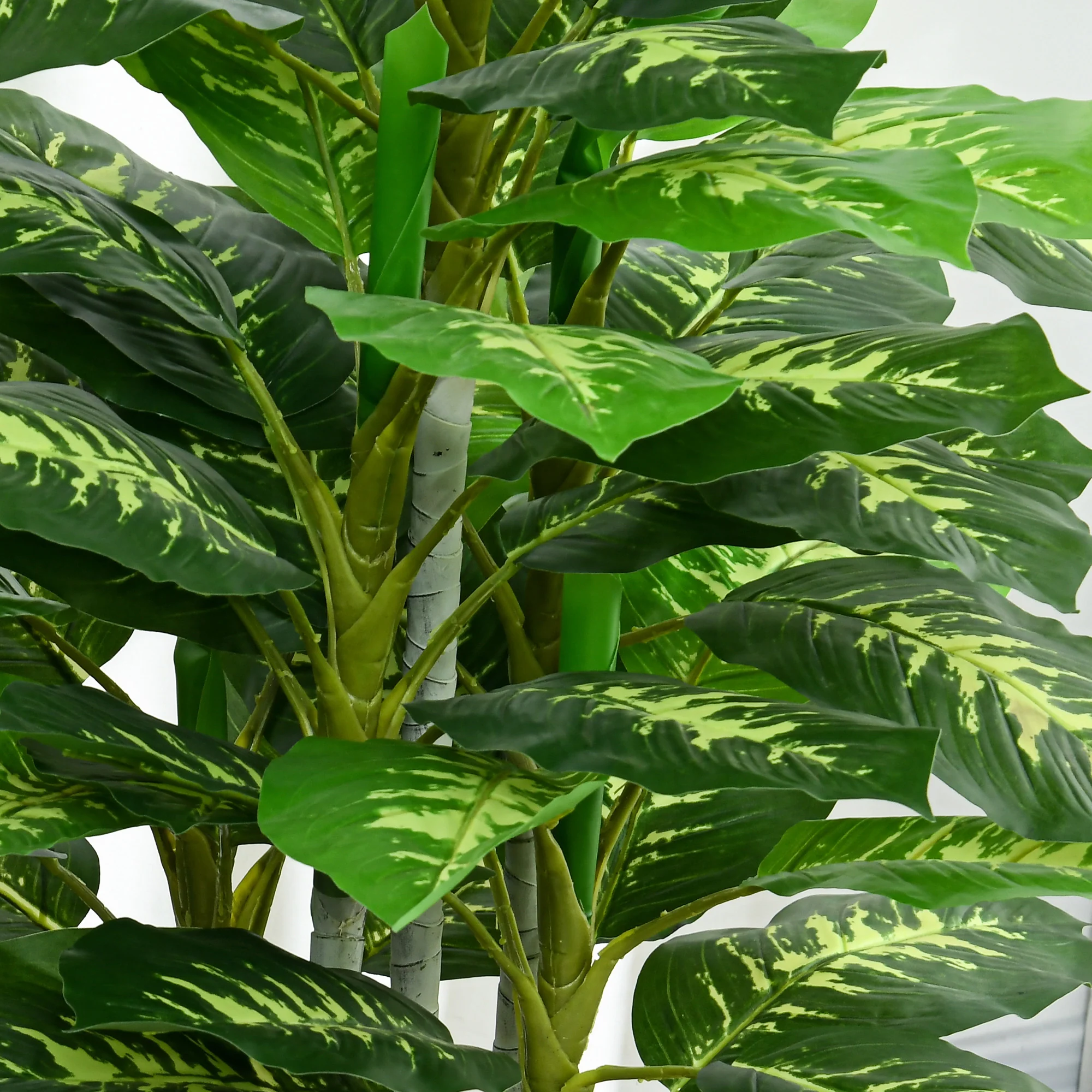 HOMCOM Artificial Evergreen Tree Fake Plant In Pot Indoor Outdoor Decor - Image 8
