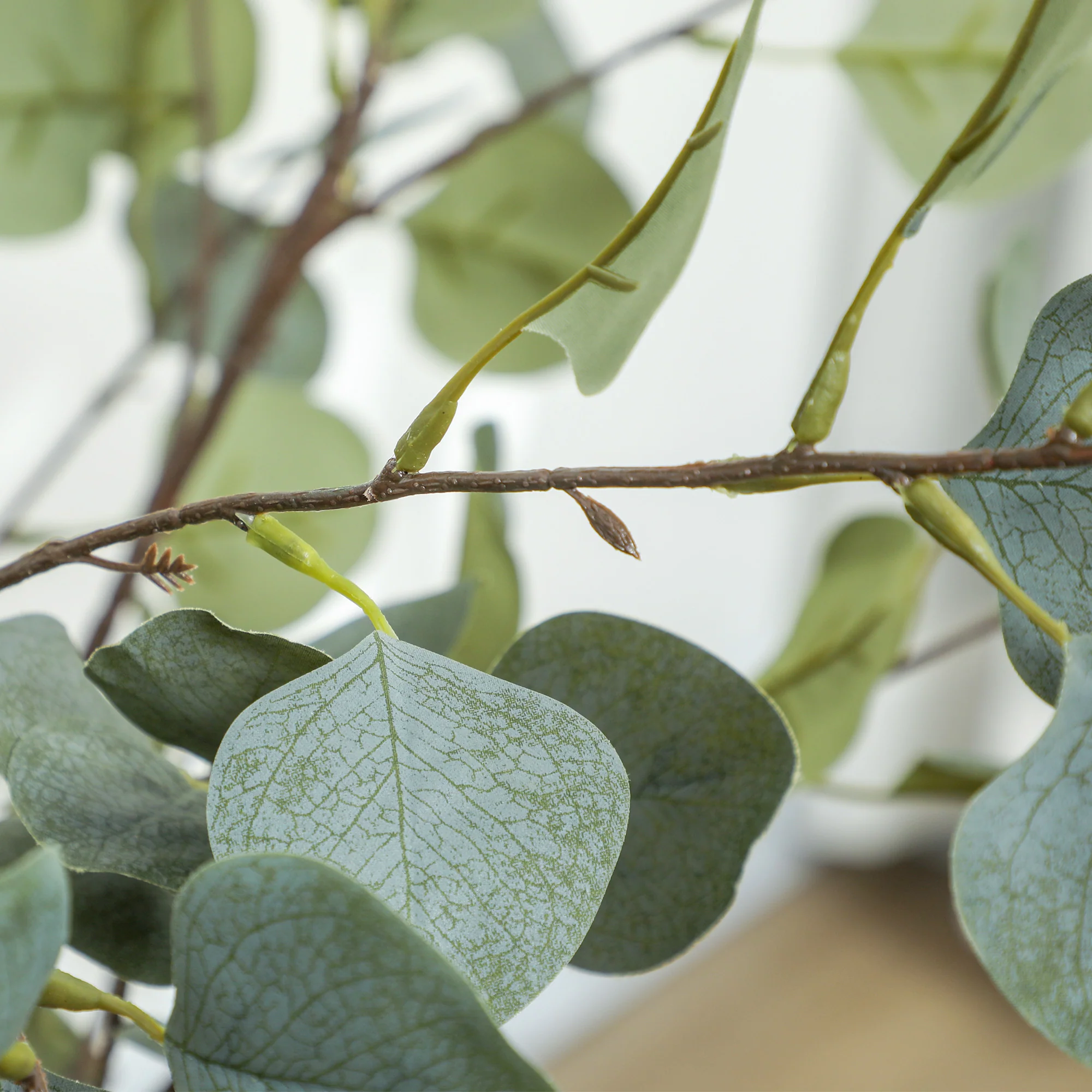 HOMCOM Artificial Plant, Faux Silk Eucalyptus Tree, 150cm - Image 9
