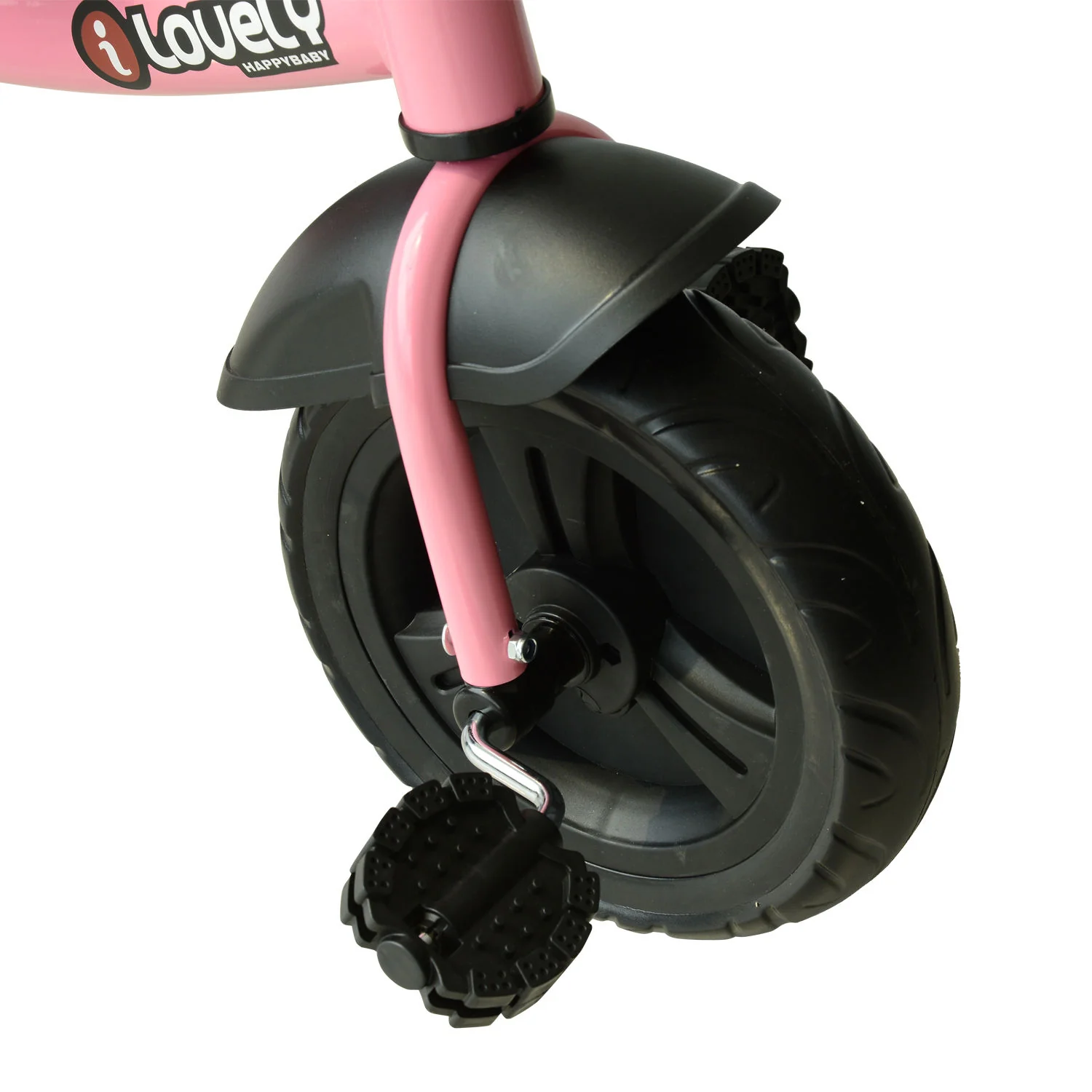 HOMCOM Baby Kids Children Toddler Tricycle Ride On 3 Wheels Bike (Pink) - Image 8