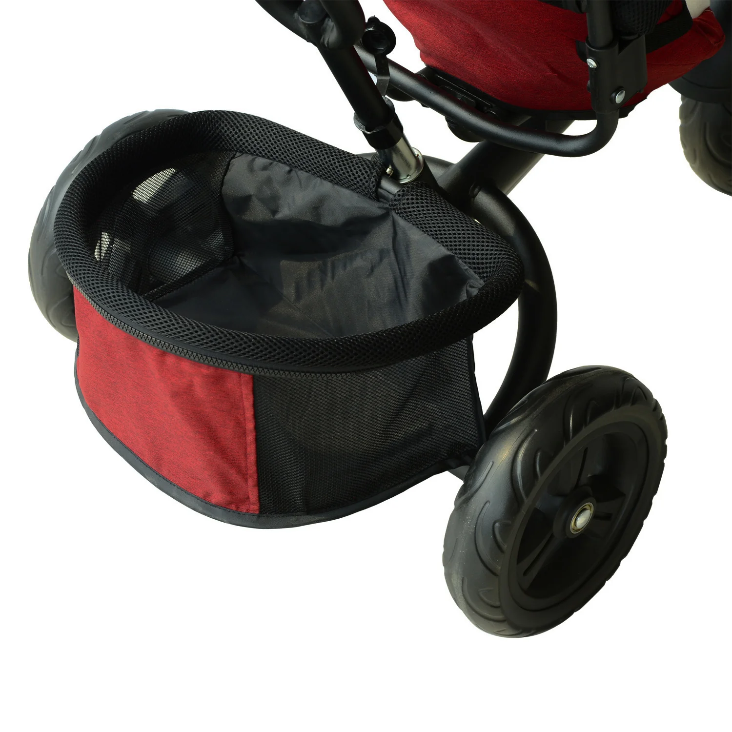 HOMCOM Baby Ride On Tricycle W/Canopy-Red - Image 9