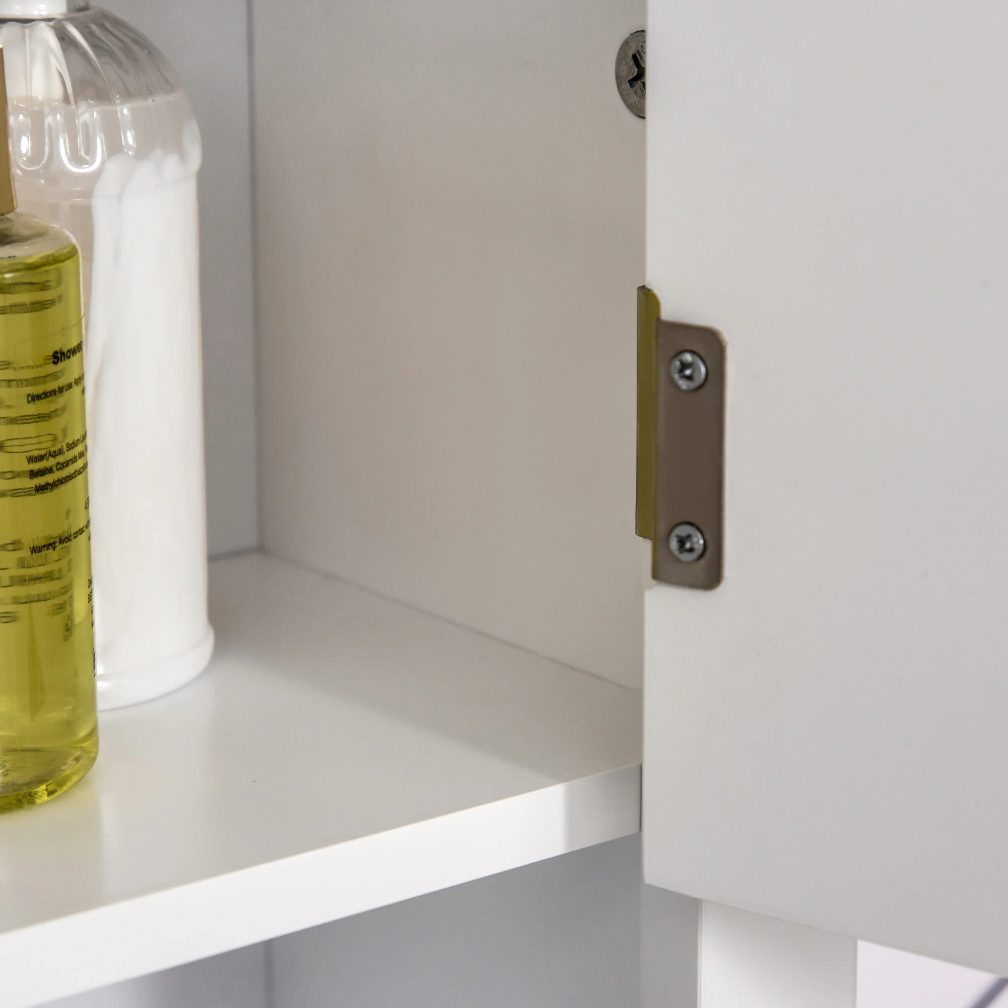 HOMCOM Bathroom Wall Cabinet, Medicine Cabinet w/ Adjustable Shelf, White - Image 9