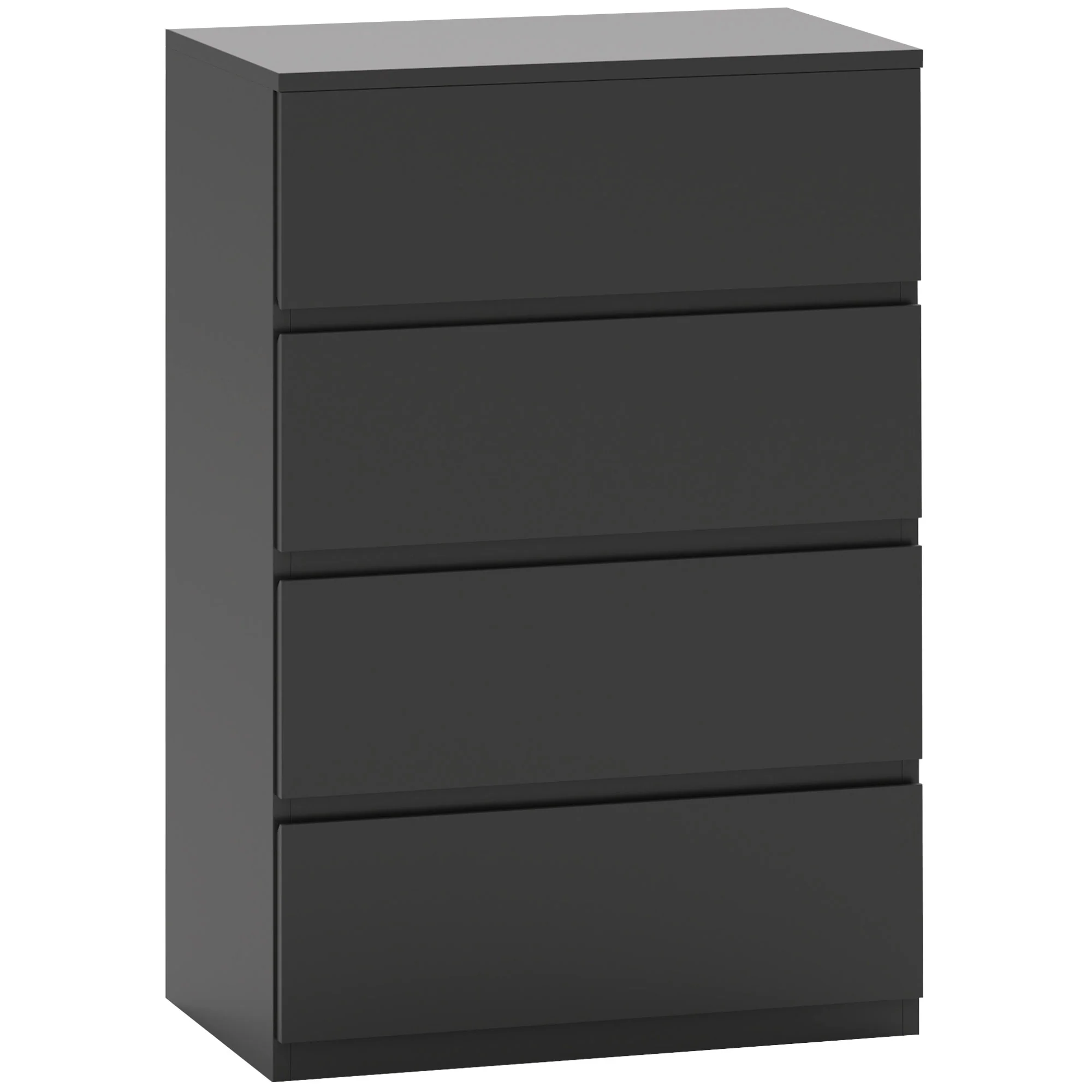 HOMCOM Bedroom Chest of Drawers, 4 Drawers Dresser, Drawer Unit