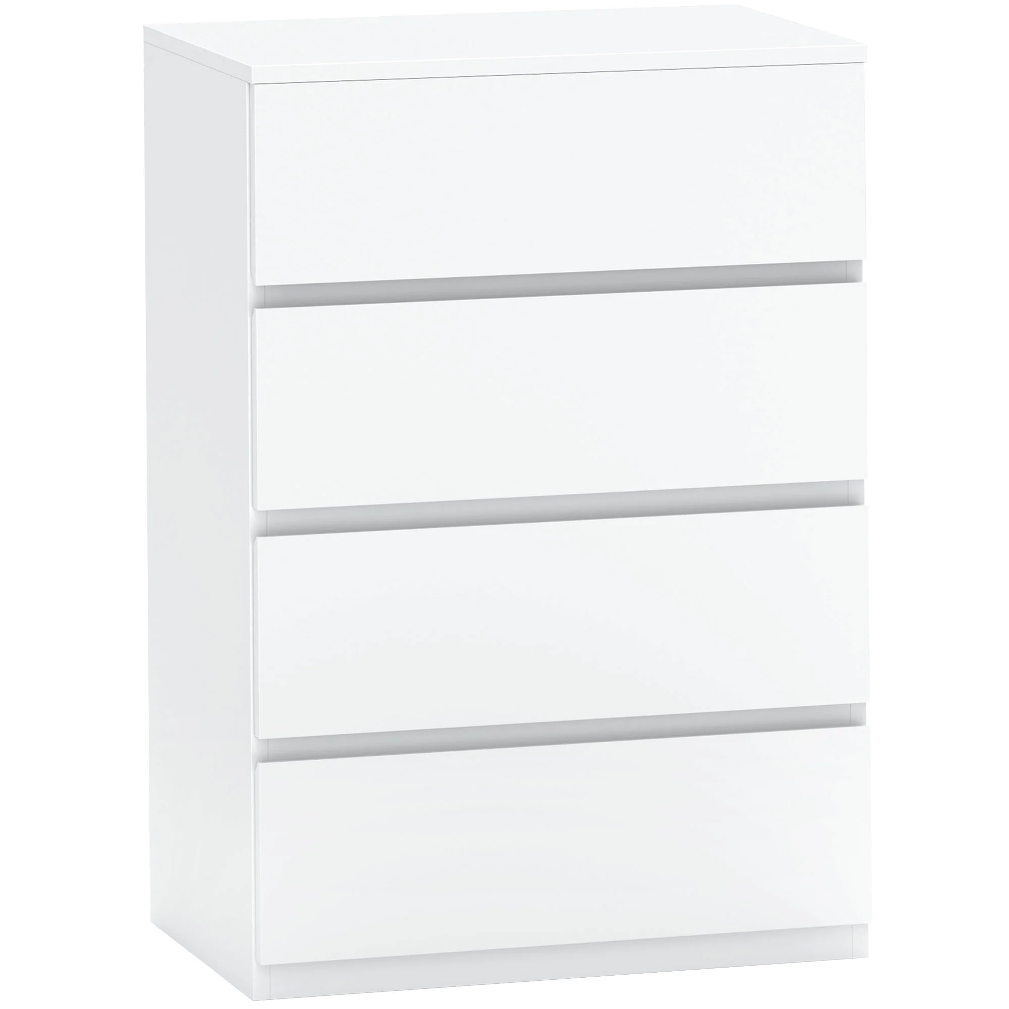 HOMCOM Bedroom Chest of Drawers, 4 Drawers Dresser, Drawer Unit - Image 10