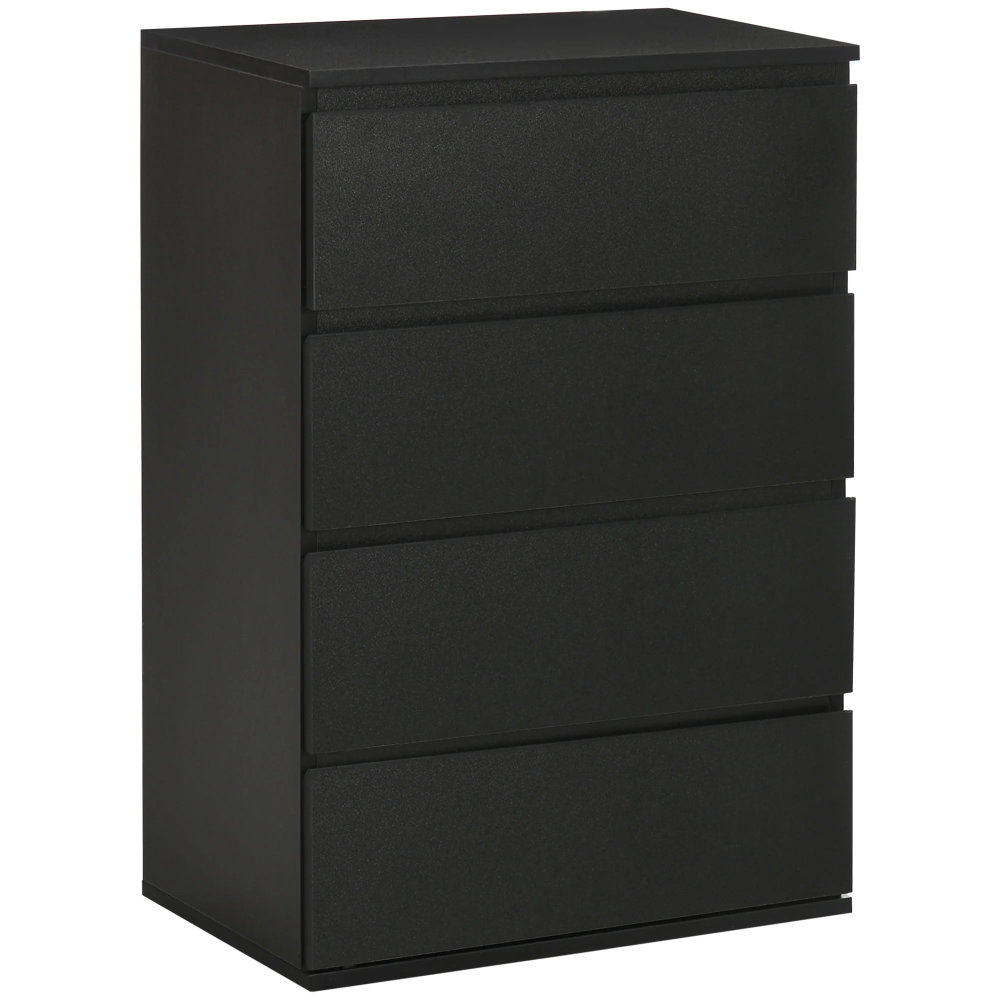 HOMCOM Bedroom Chest of Drawers, 4 Drawers Dresser, Drawer Unit