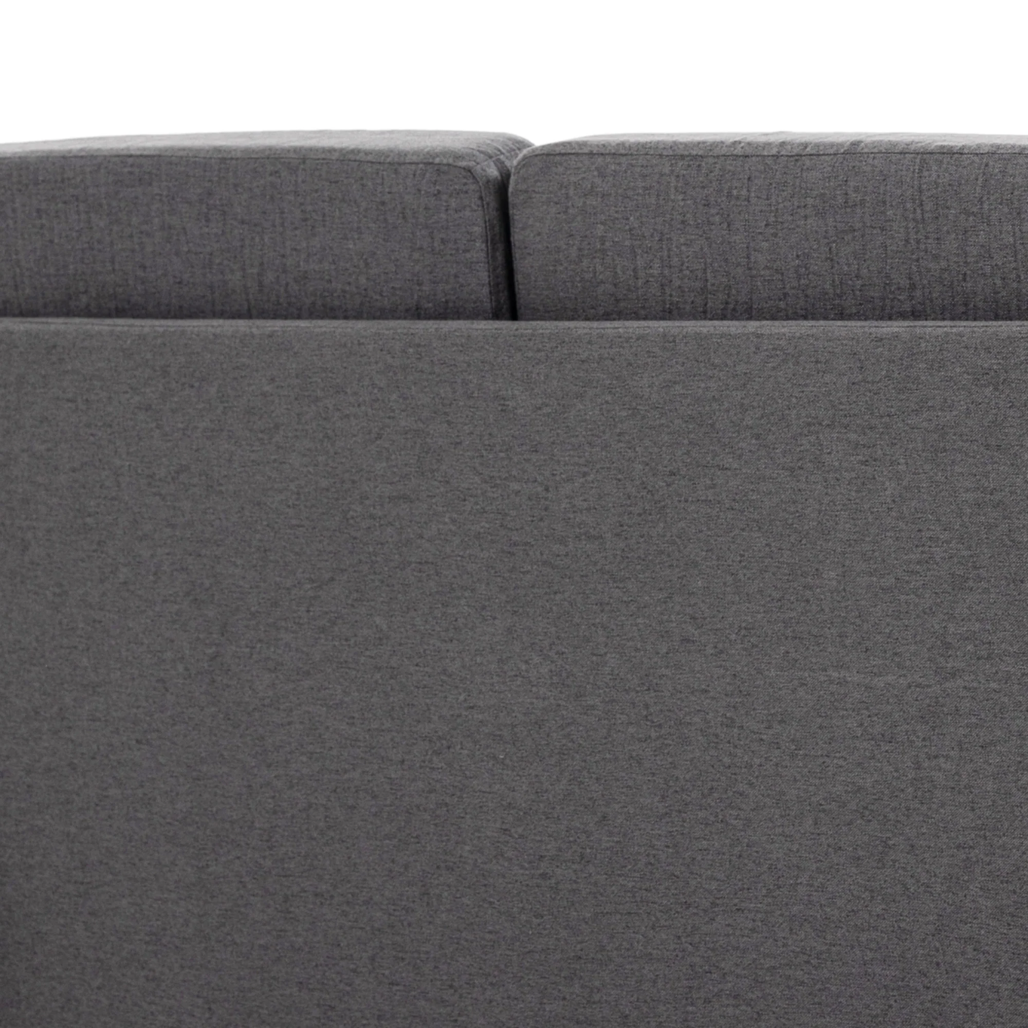 HOMCOM Double Seat Sofa Linen Upholstery Loveseat Couch w/ Armrests, Dark Grey - Image 9