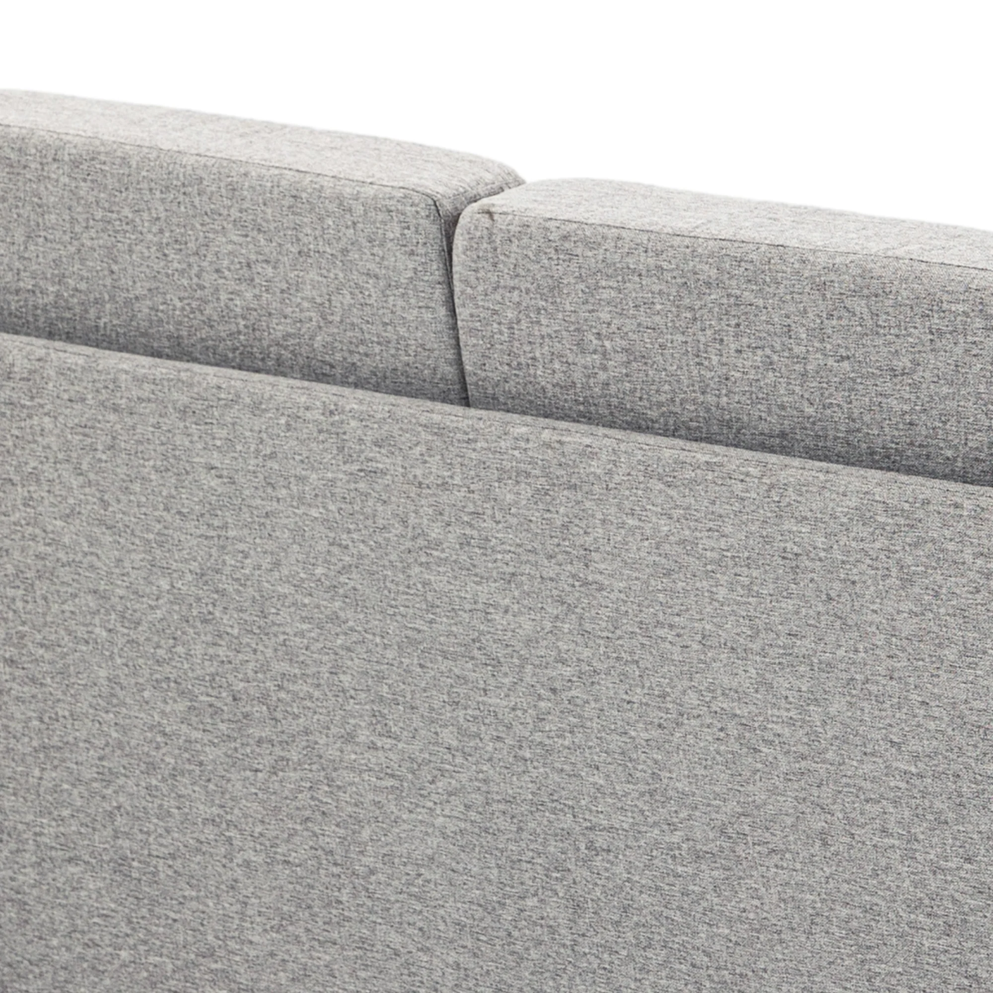 HOMCOM Double Seat Sofa Linen Upholstery Loveseat Couch w/ Armrests, Light Grey - Image 9