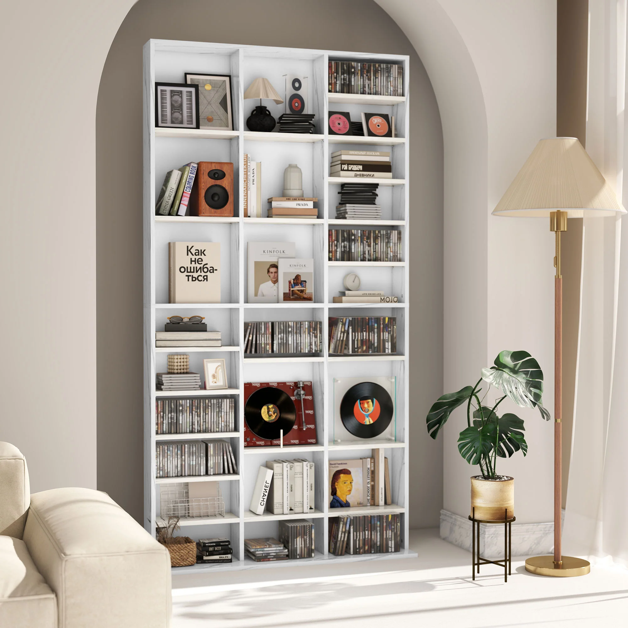 HOMCOM DVD CD Media Storage Rack, Video Display Unit - Image 18