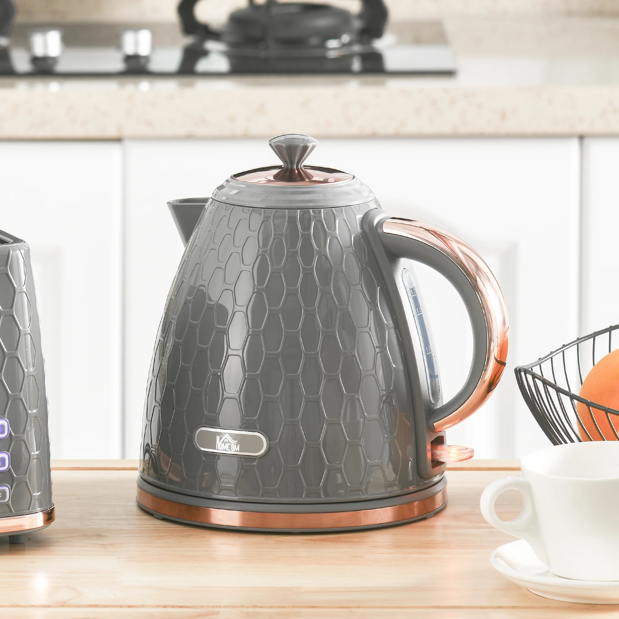 HOMCOM Electric Kettle, Fast Boil, 1.7L, 3kW, Swivel, Auto Shut-off - Image 11